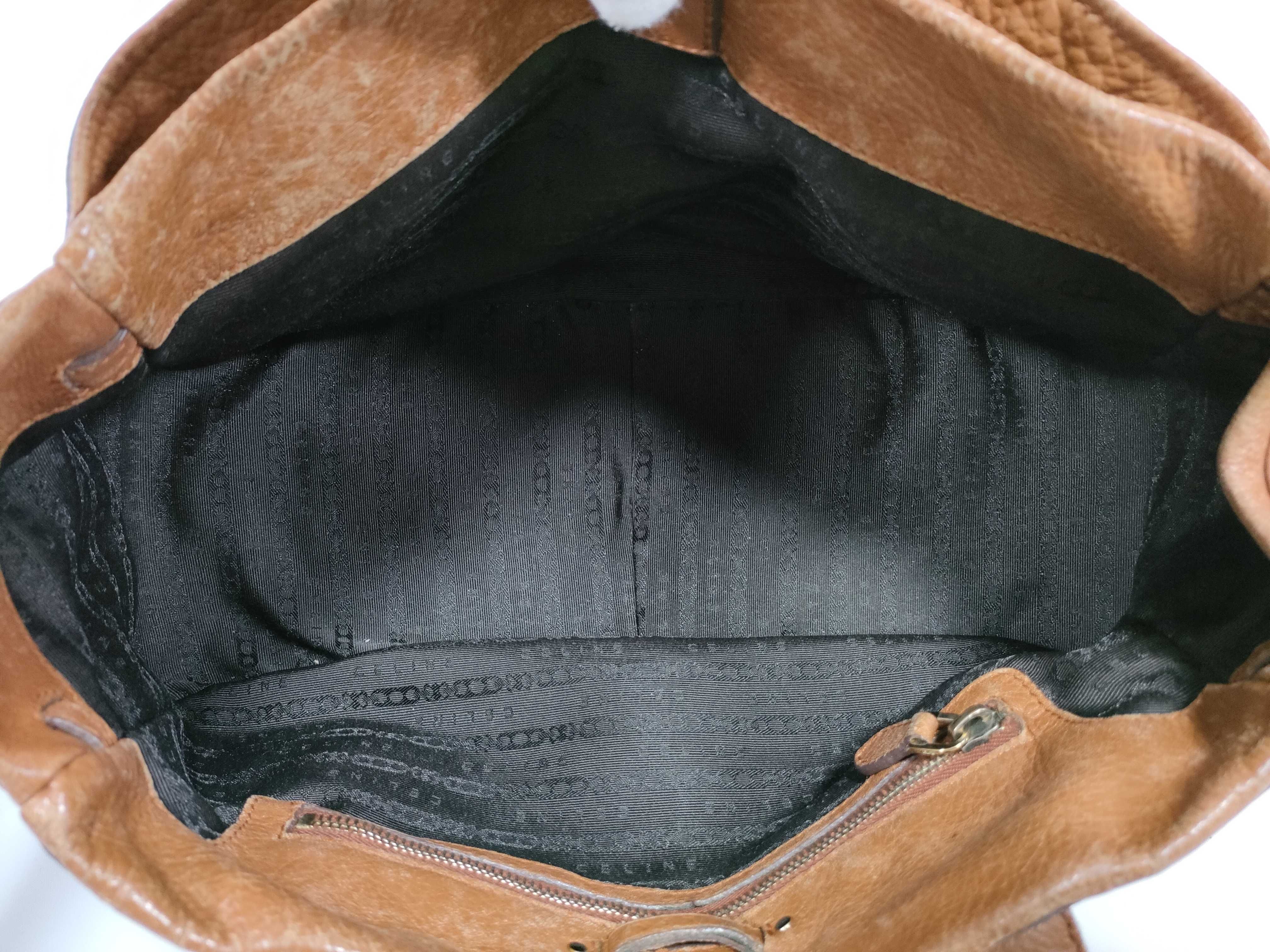 Leather Handbag with Clasp — view 15