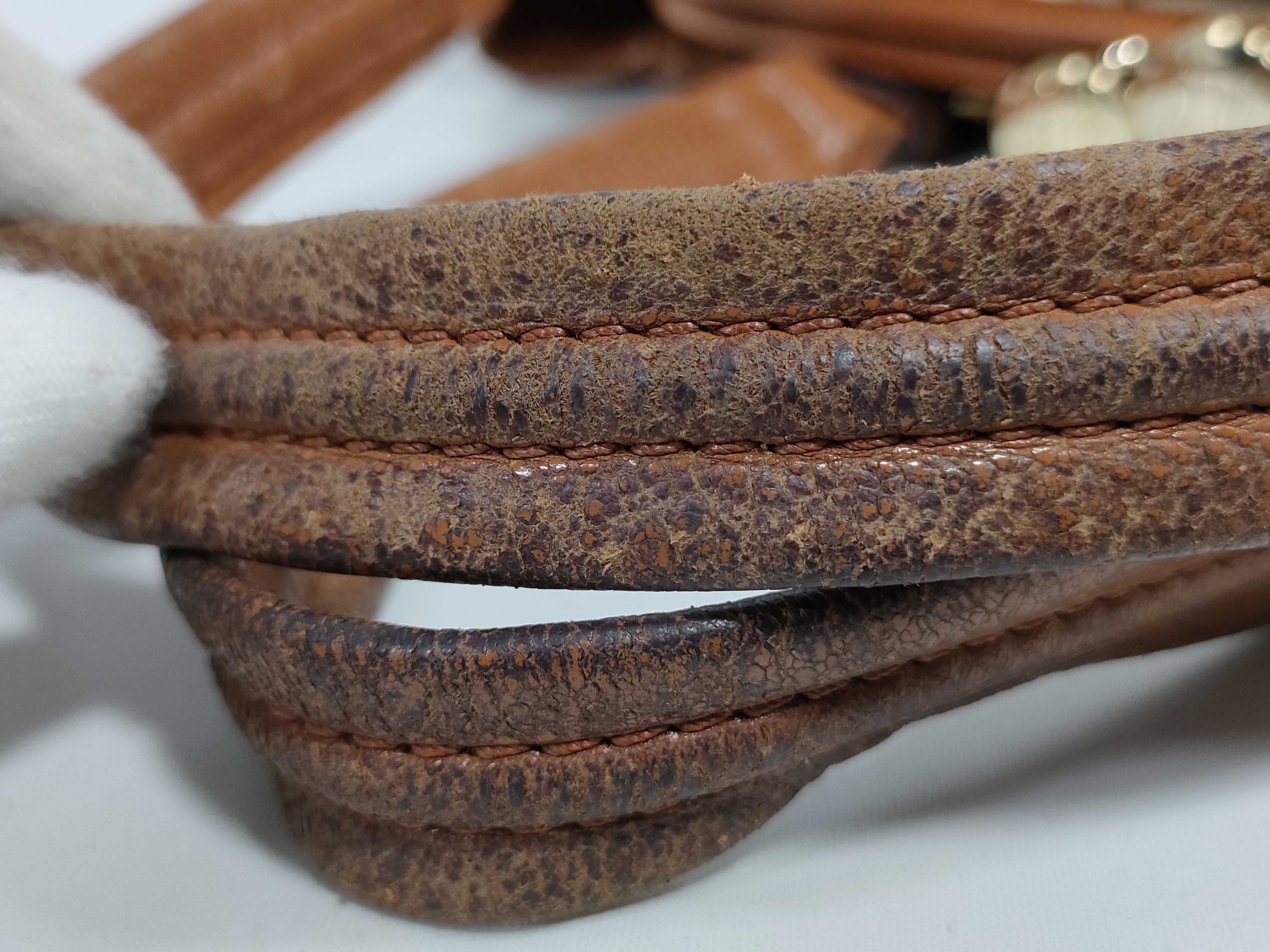 Leather Handbag with Clasp — view 4