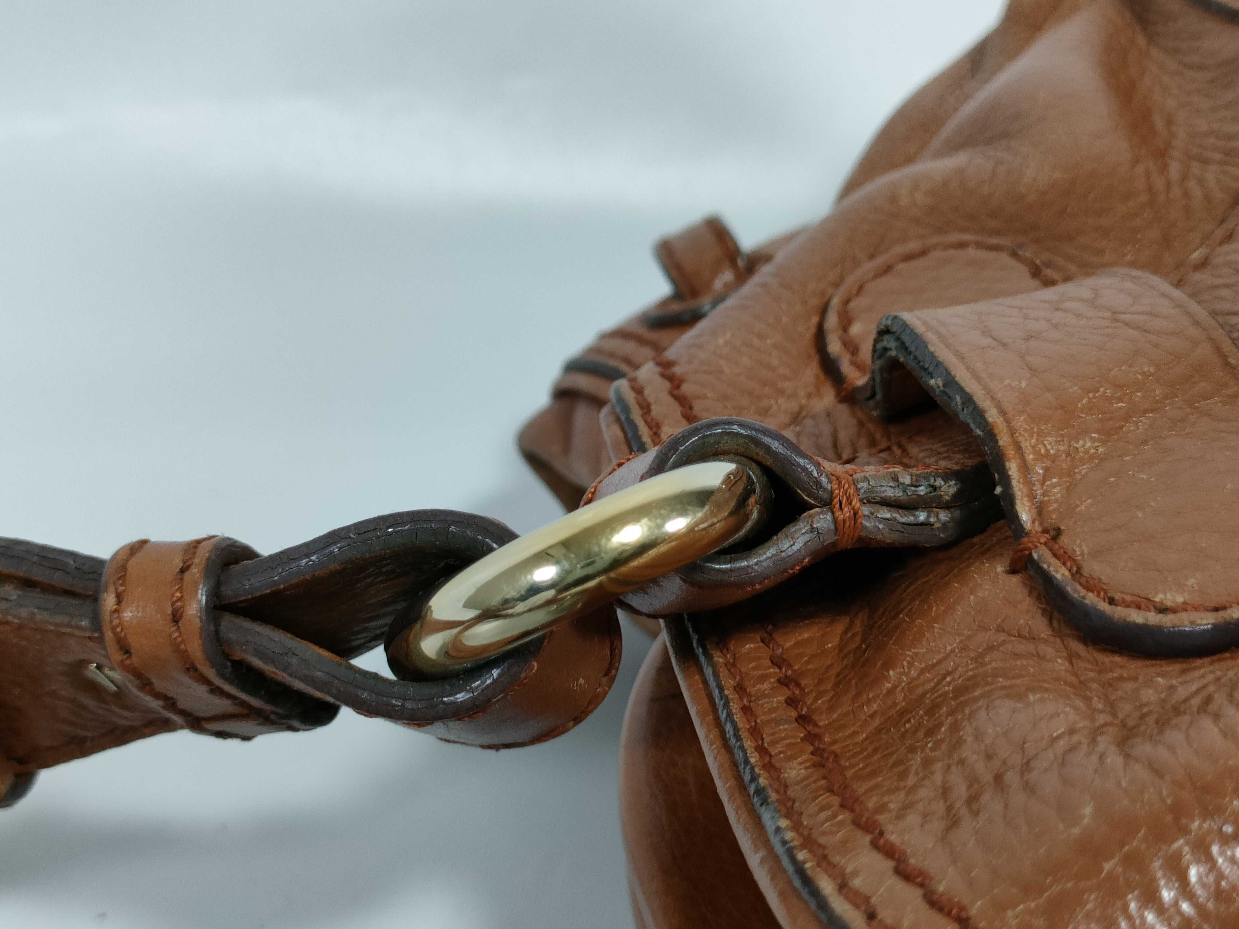 Leather Handbag with Clasp — view 5