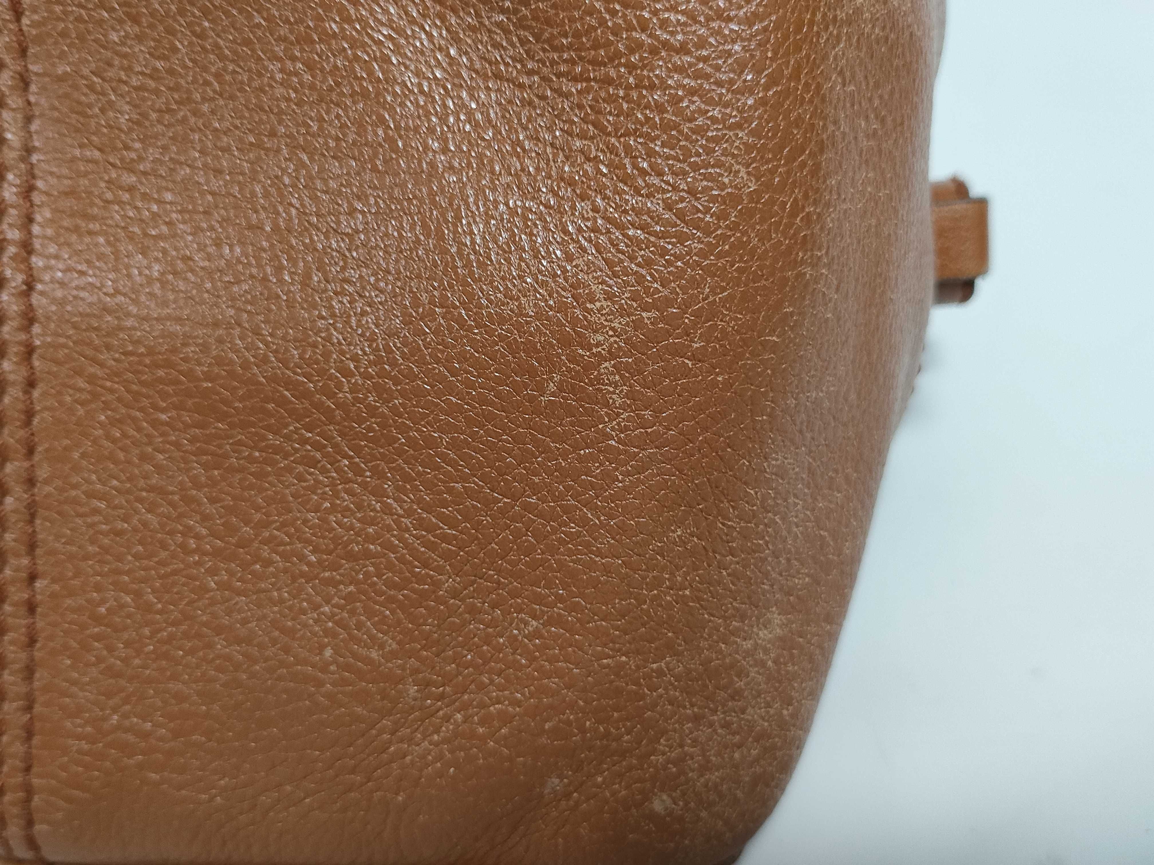 Leather Handbag with Clasp — view 8