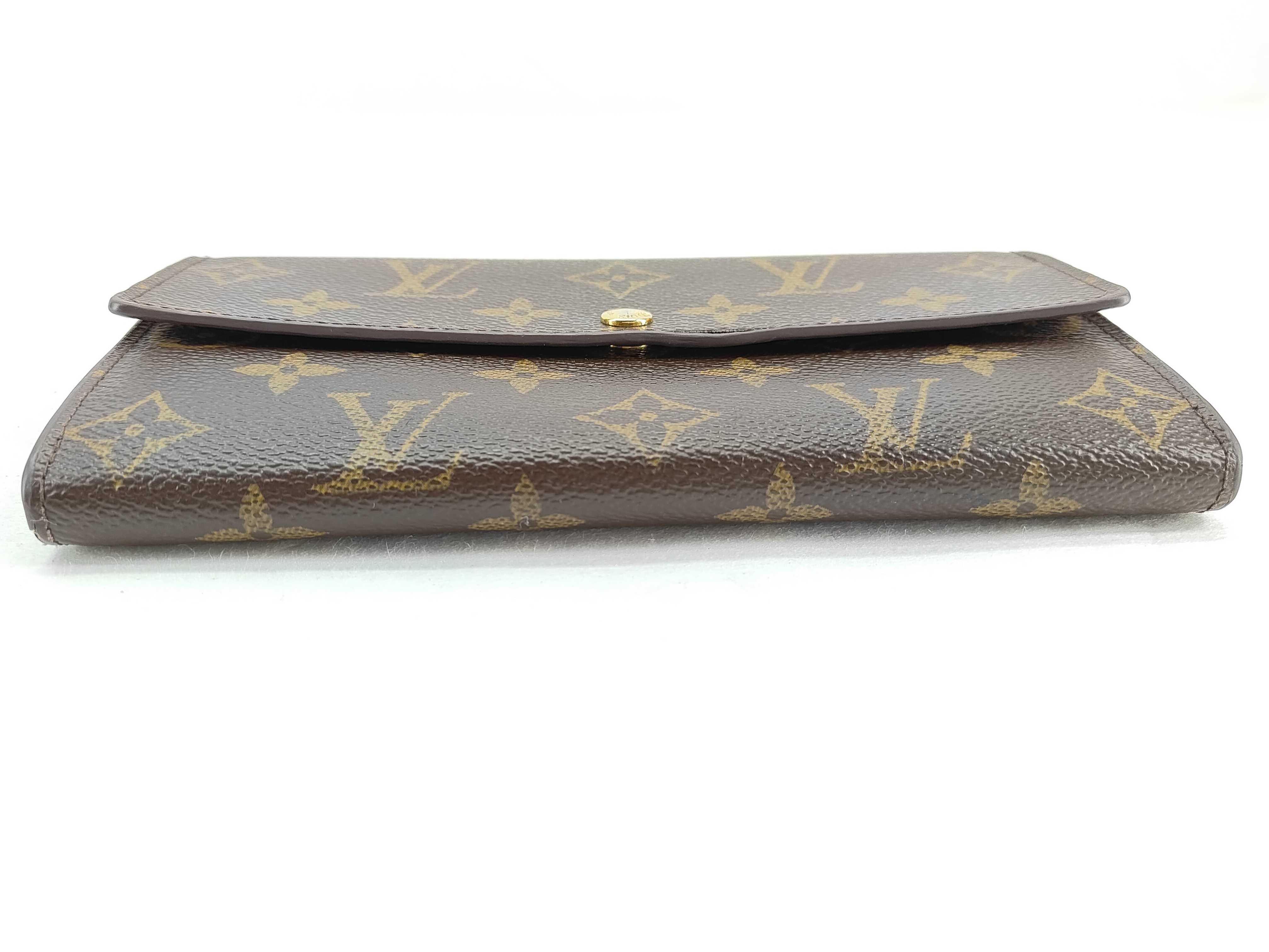 Monogram LV Monogram Flap Long Wallet — view 4