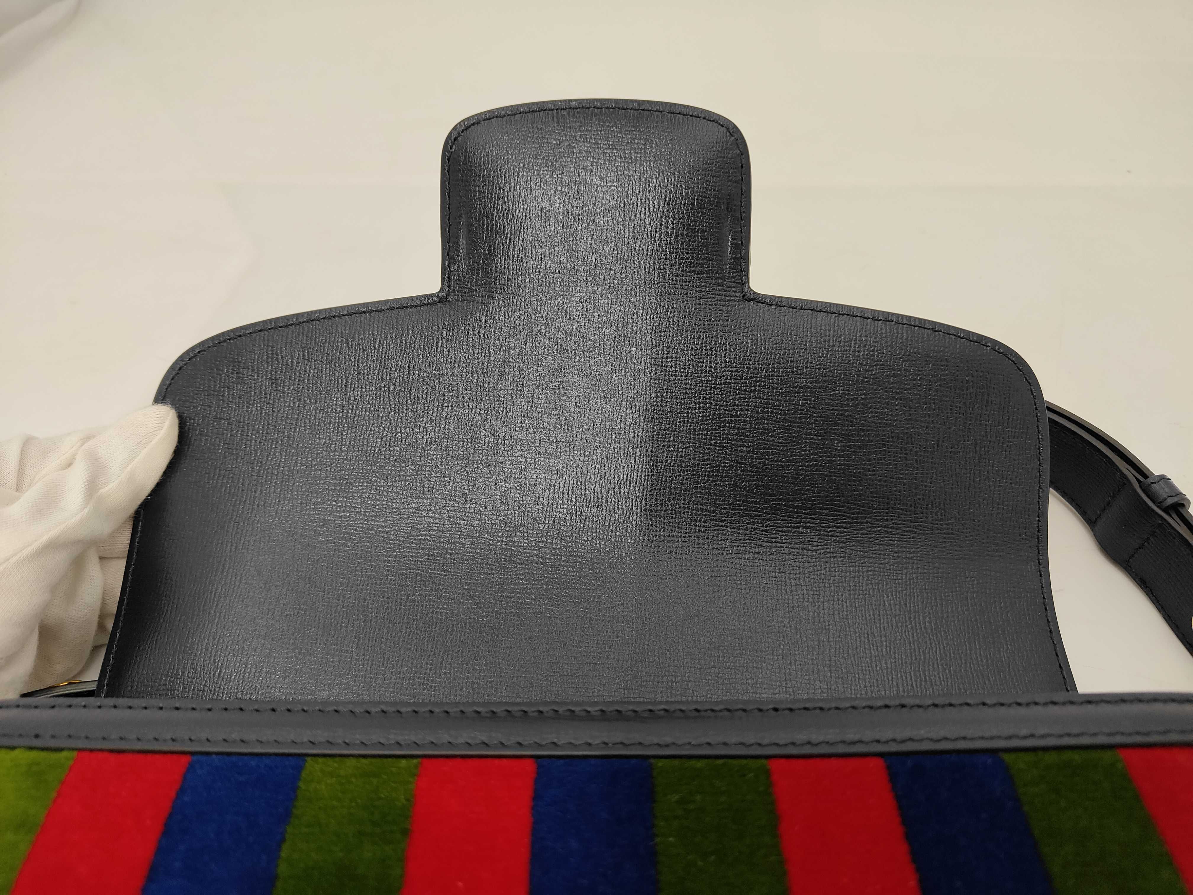 Horsebit 2-Way Shoulder Bag 1955 Velour Shoulder Bag — view 11