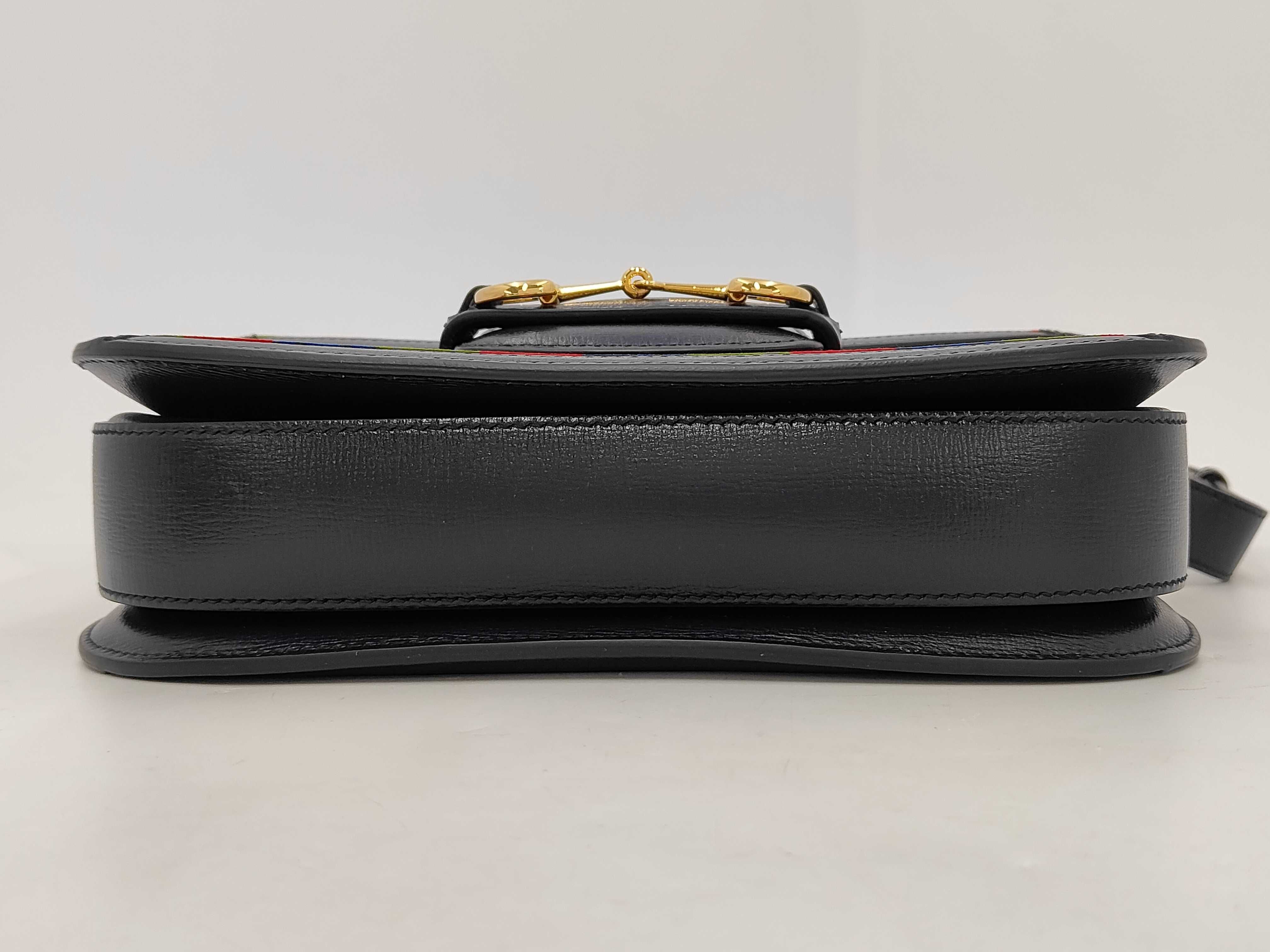 Horsebit 2-Way Shoulder Bag 1955 Velour Shoulder Bag — view 6