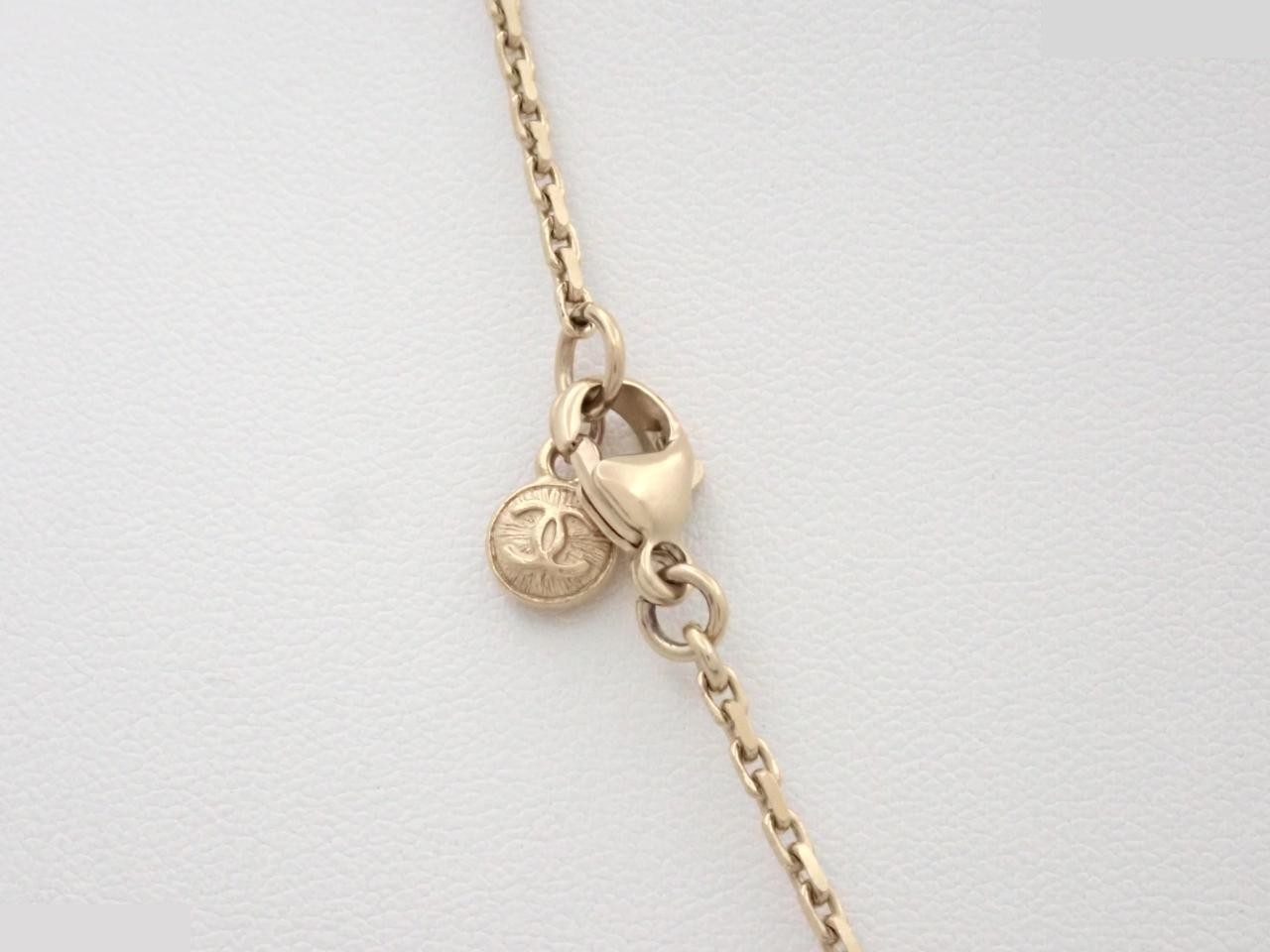 necklace, 18C, Coco Mark, rhinestones, chain approximately 60cm long. — view 2