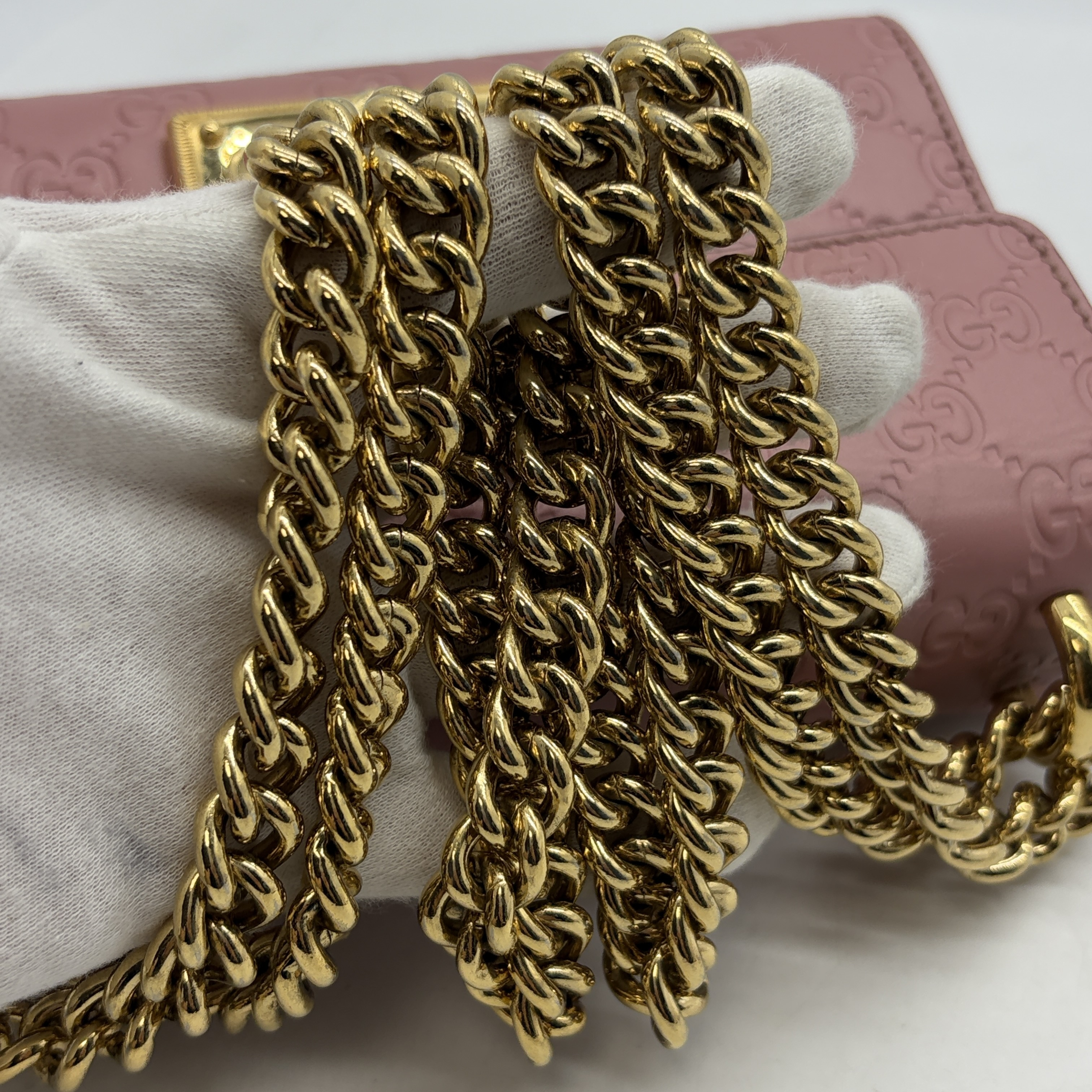 Guccissima Padlock Shoulder Bag — view 13