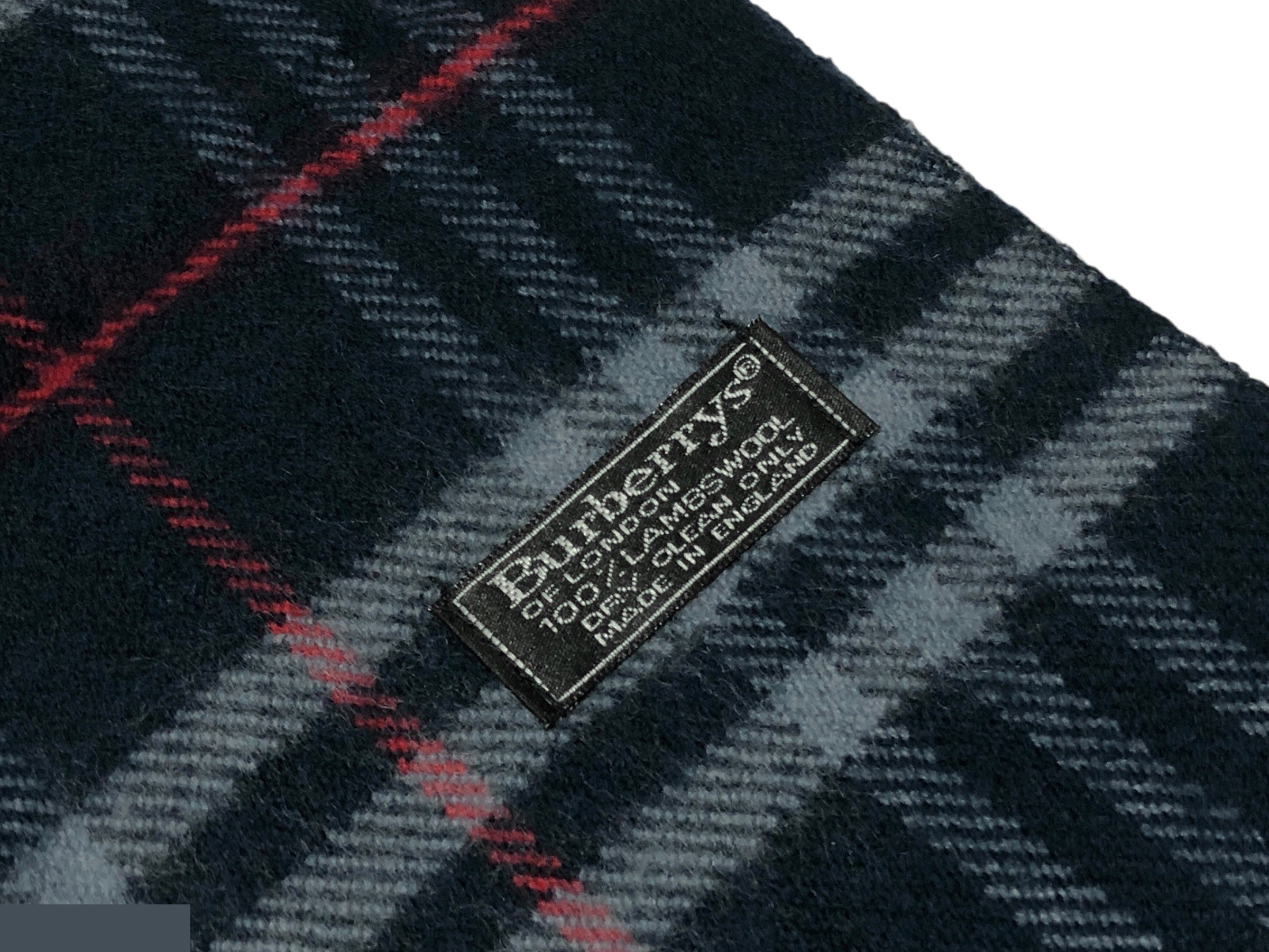 scarf, check pattern, 100% wool. — view 2