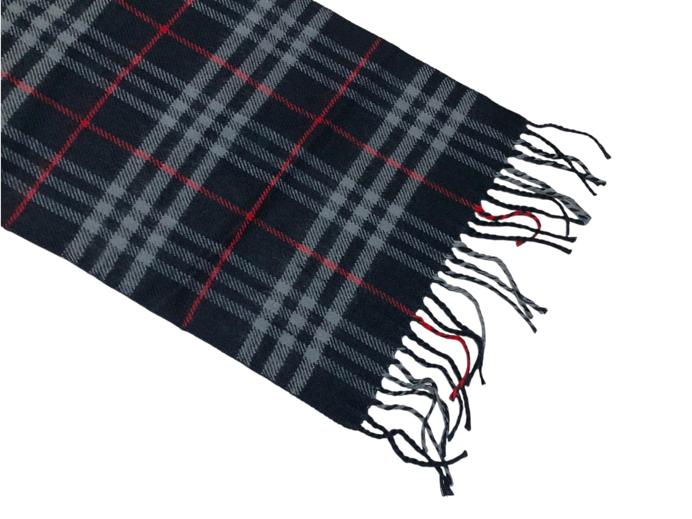 scarf, check pattern, 100% wool. — view 6