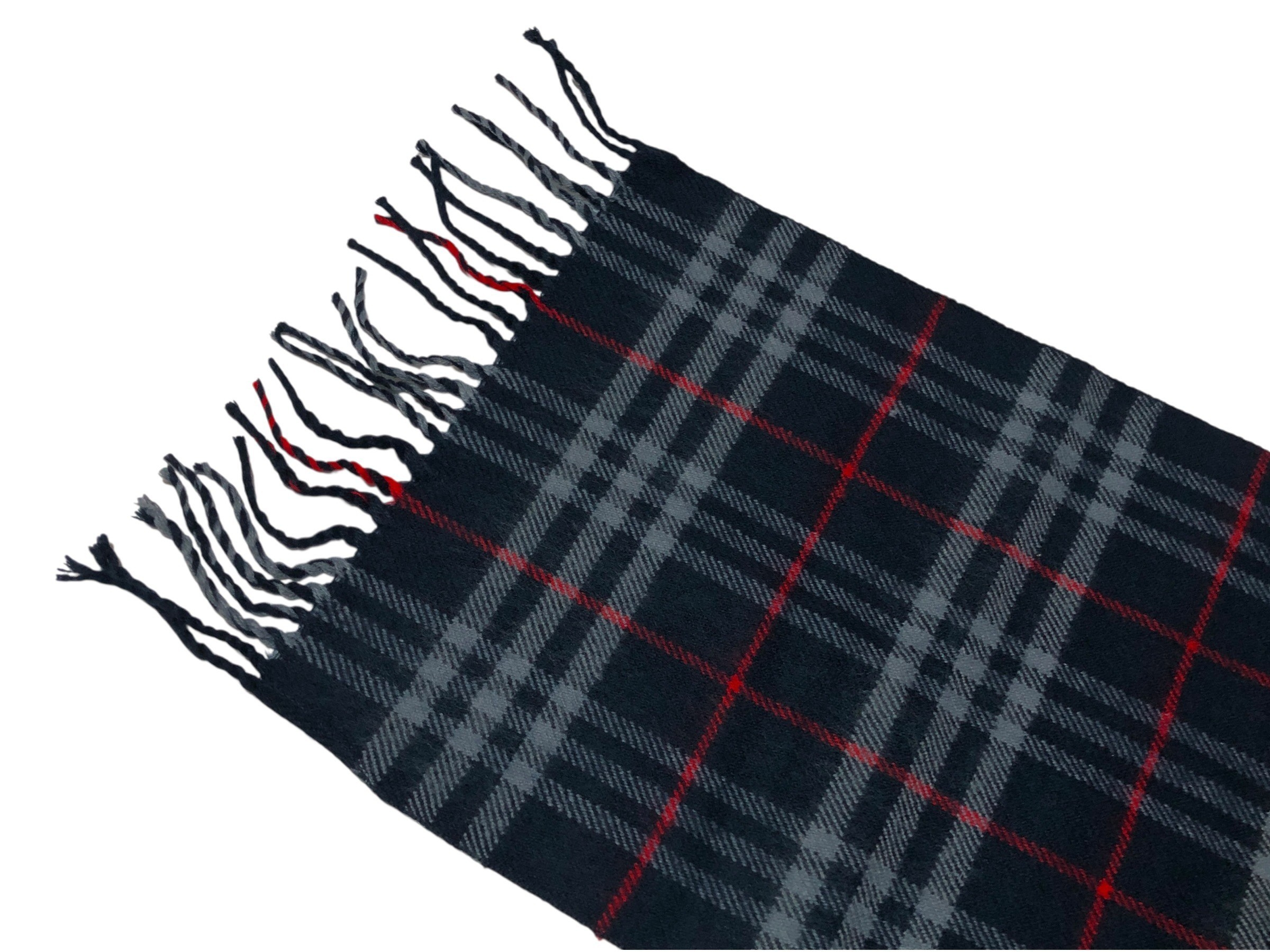 scarf, check pattern, 100% wool. — view 8