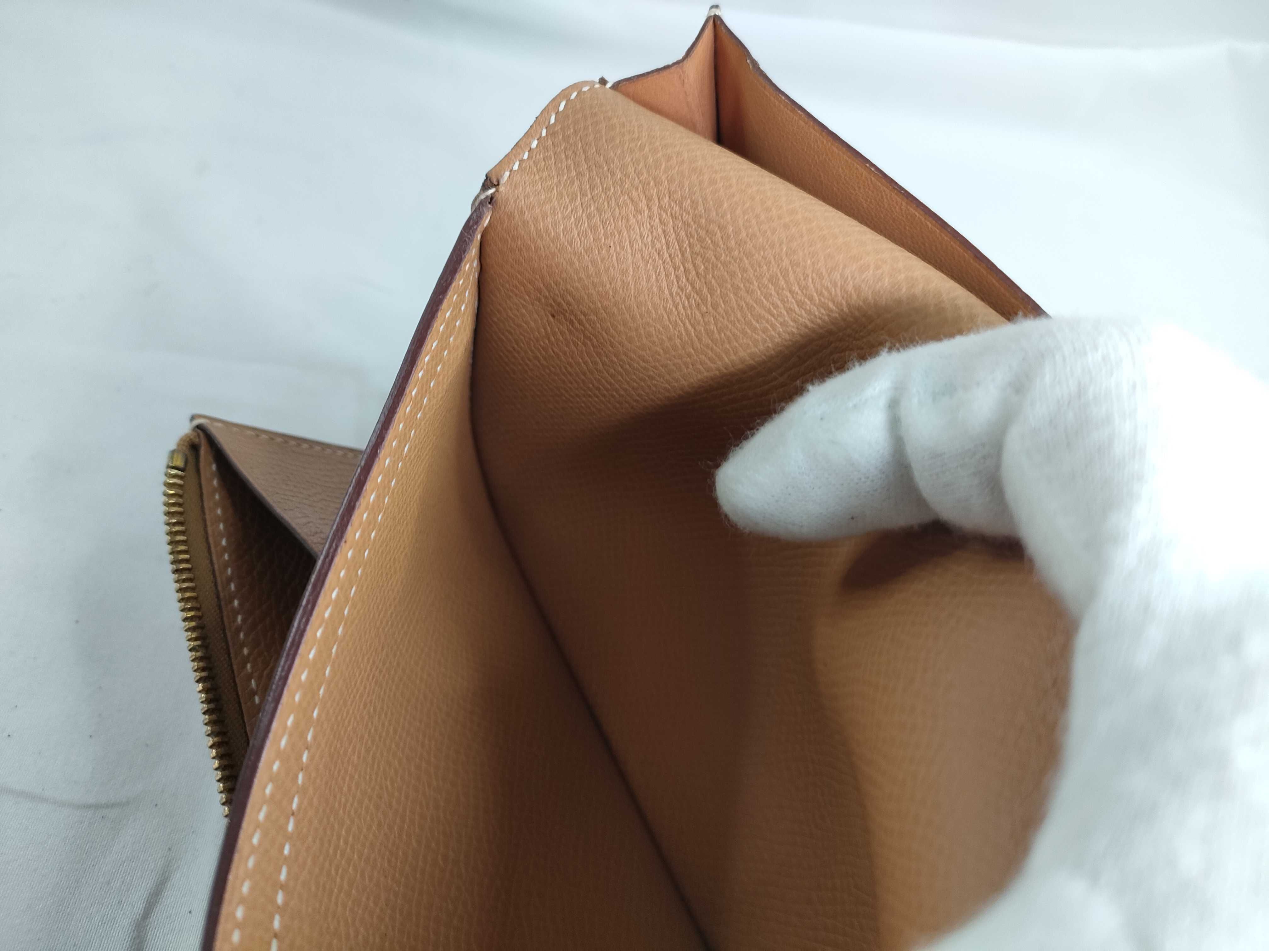 Bearn Soufflé Long Wallet (with J stamp) Camel Wallet — view 14