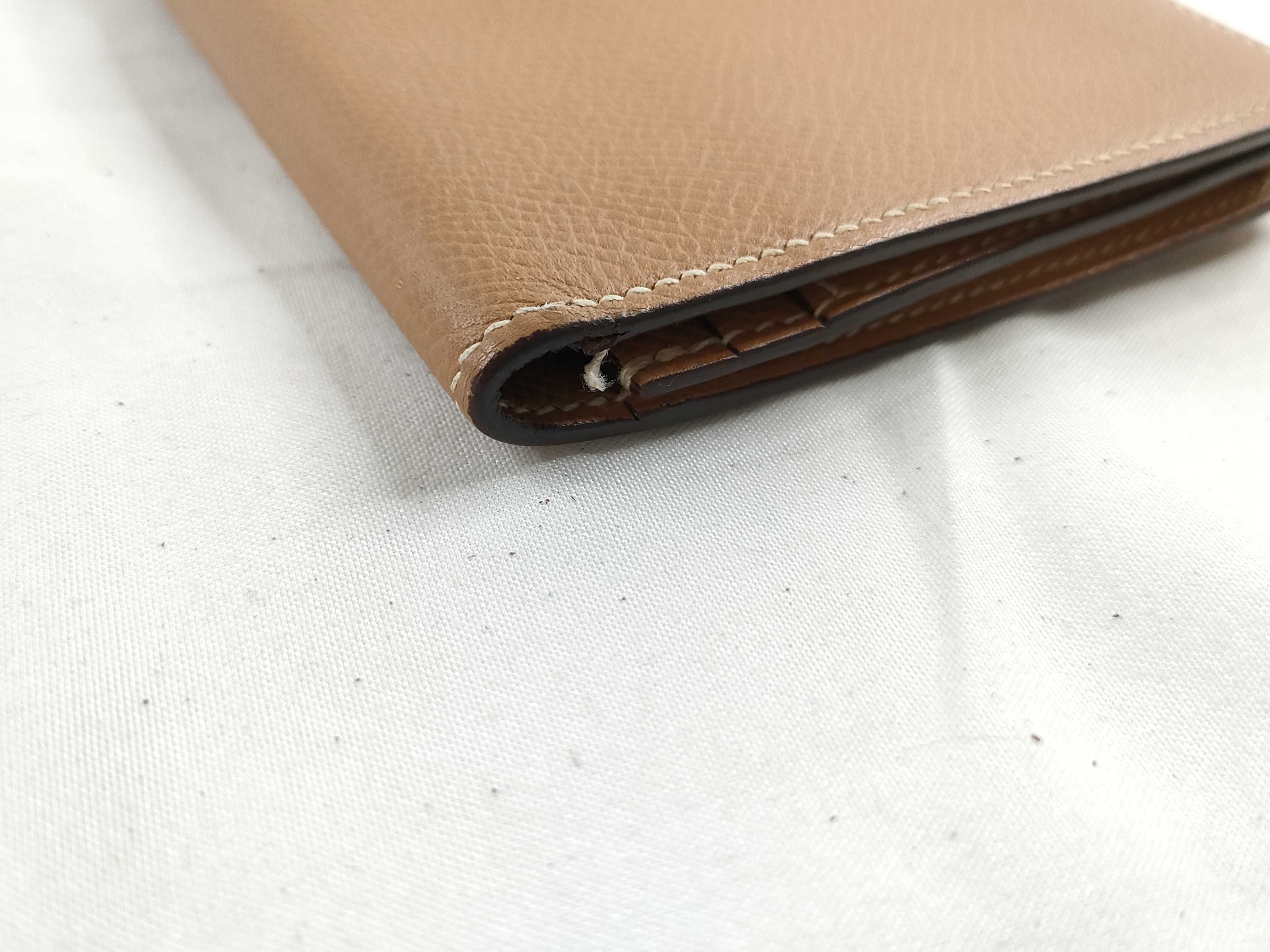 Bearn Soufflé Long Wallet (with J stamp) Camel Wallet — view 3