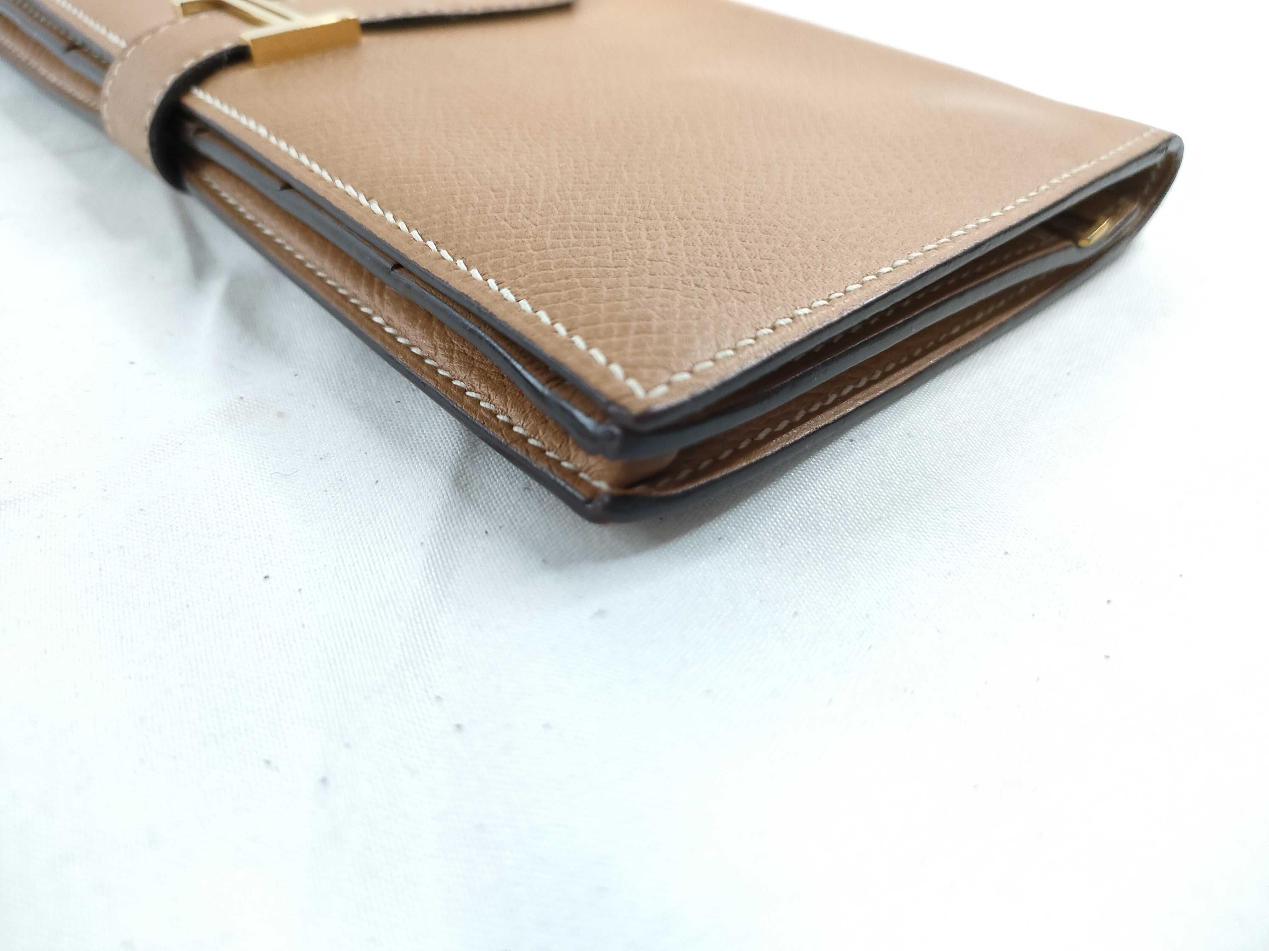 Bearn Soufflé Long Wallet (with J stamp) Camel Wallet — view 4