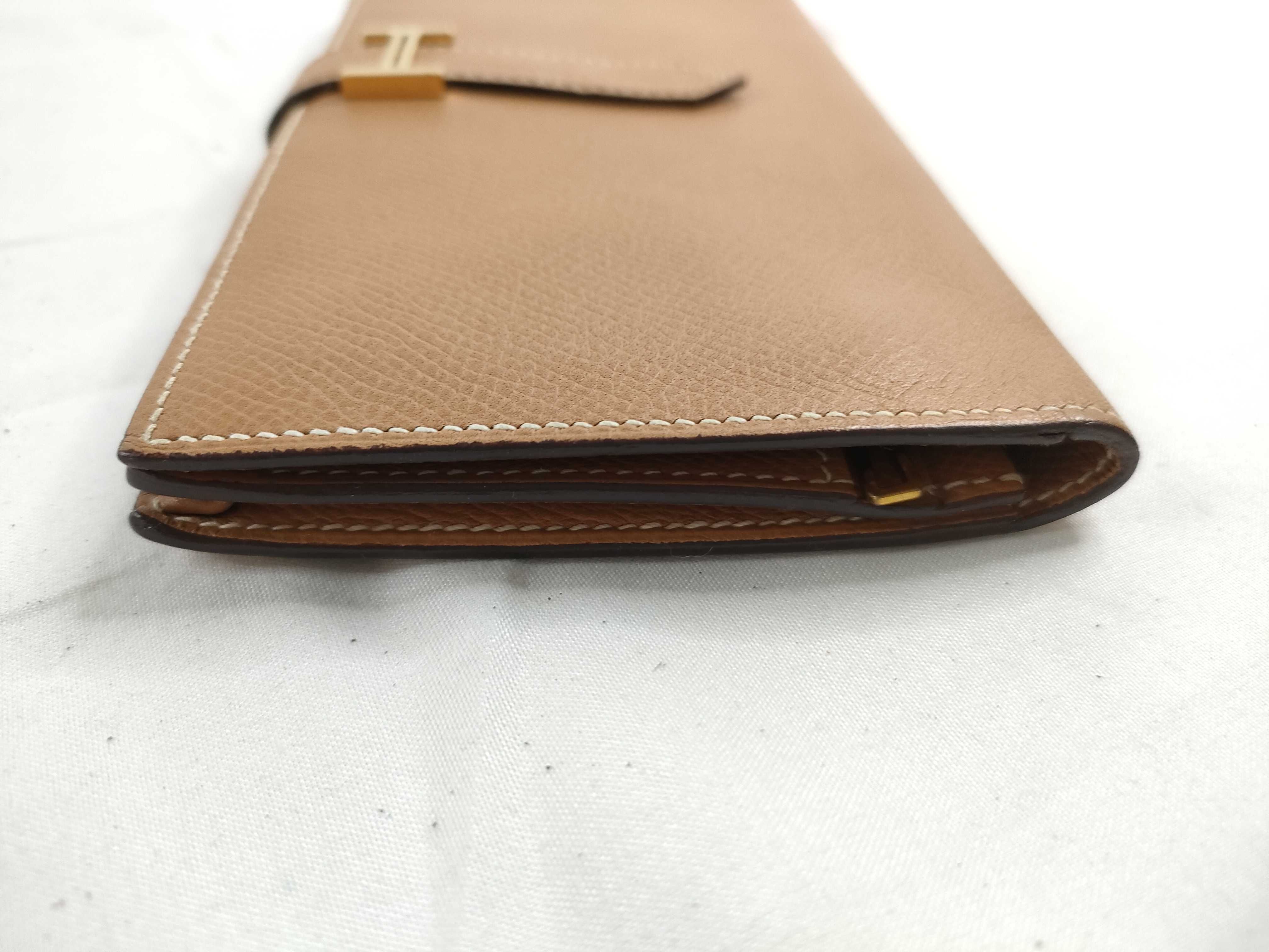 Bearn Soufflé Long Wallet (with J stamp) Camel Wallet — view 5