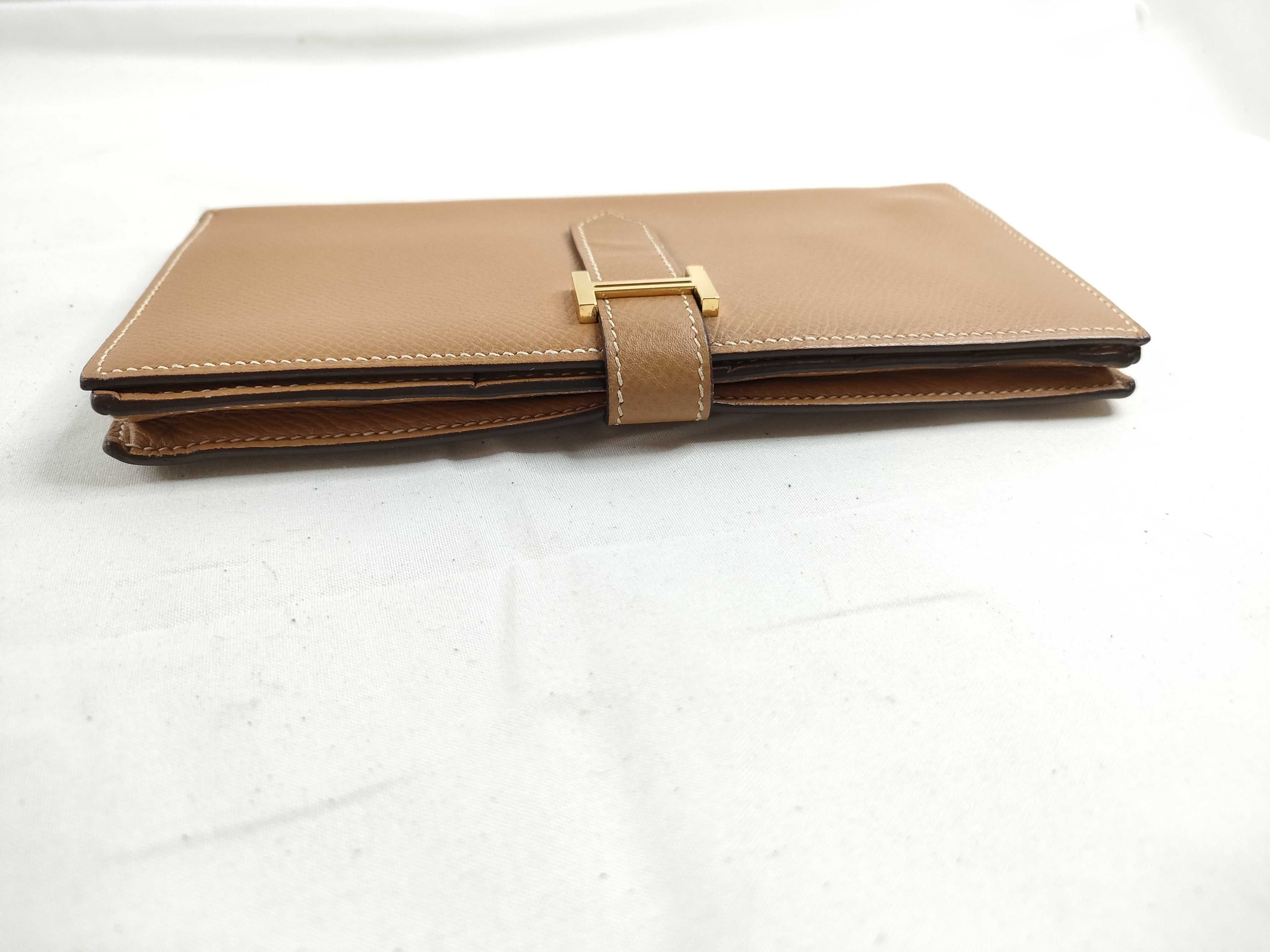 Bearn Soufflé Long Wallet (with J stamp) Camel Wallet — view 6