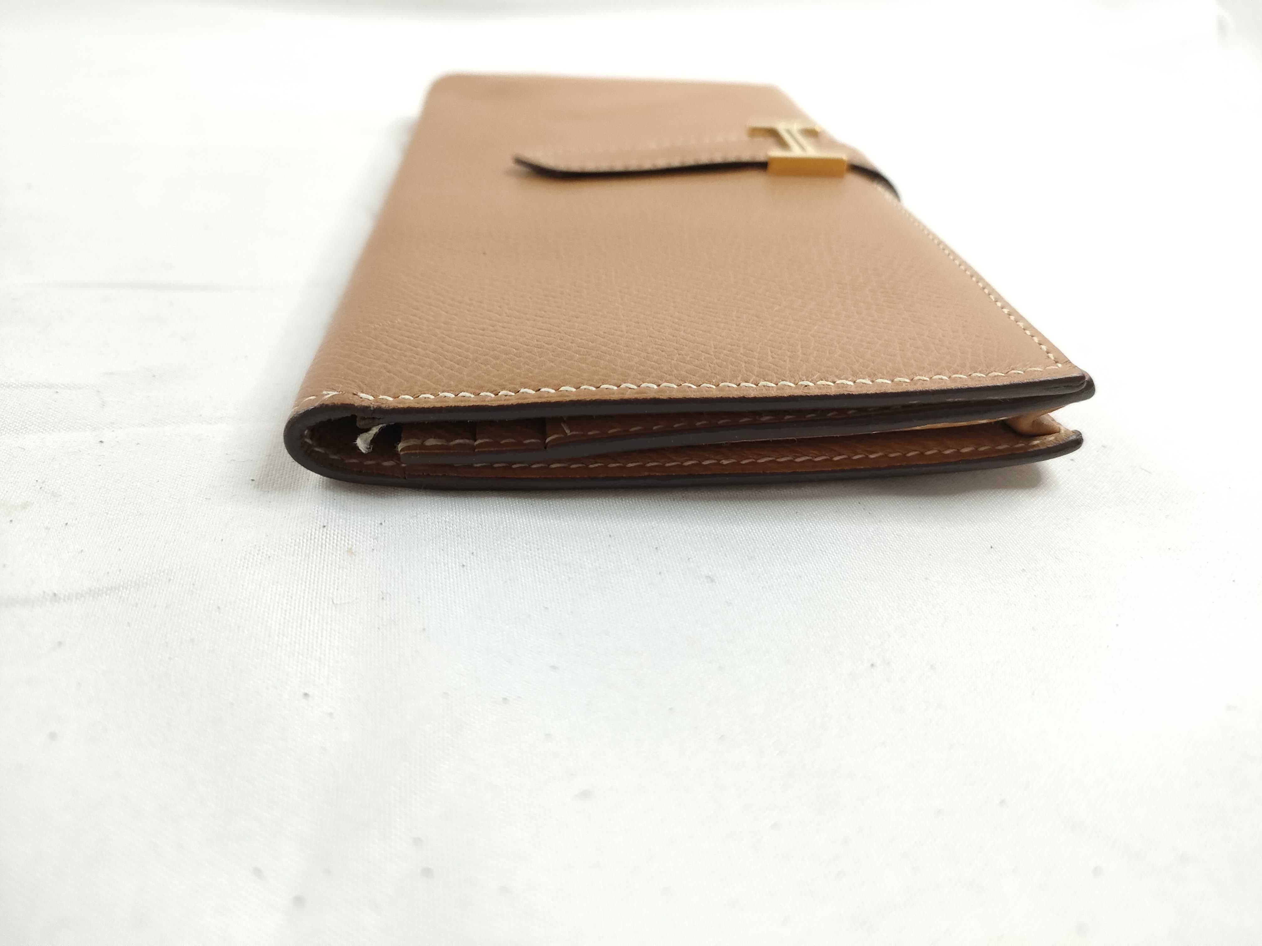 Bearn Soufflé Long Wallet (with J stamp) Camel Wallet — view 7