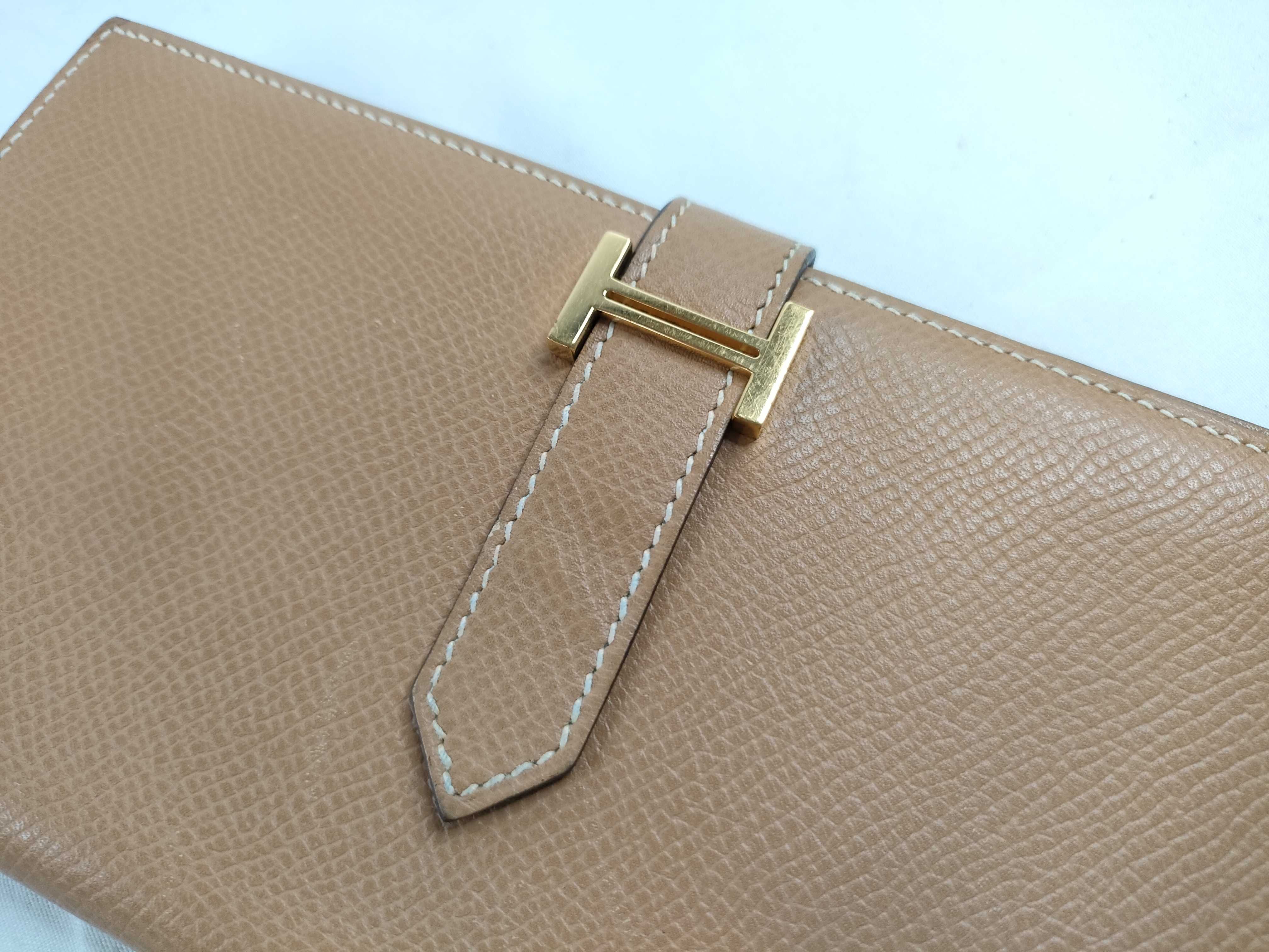 Bearn Soufflé Long Wallet (with J stamp) Camel Wallet — view 8
