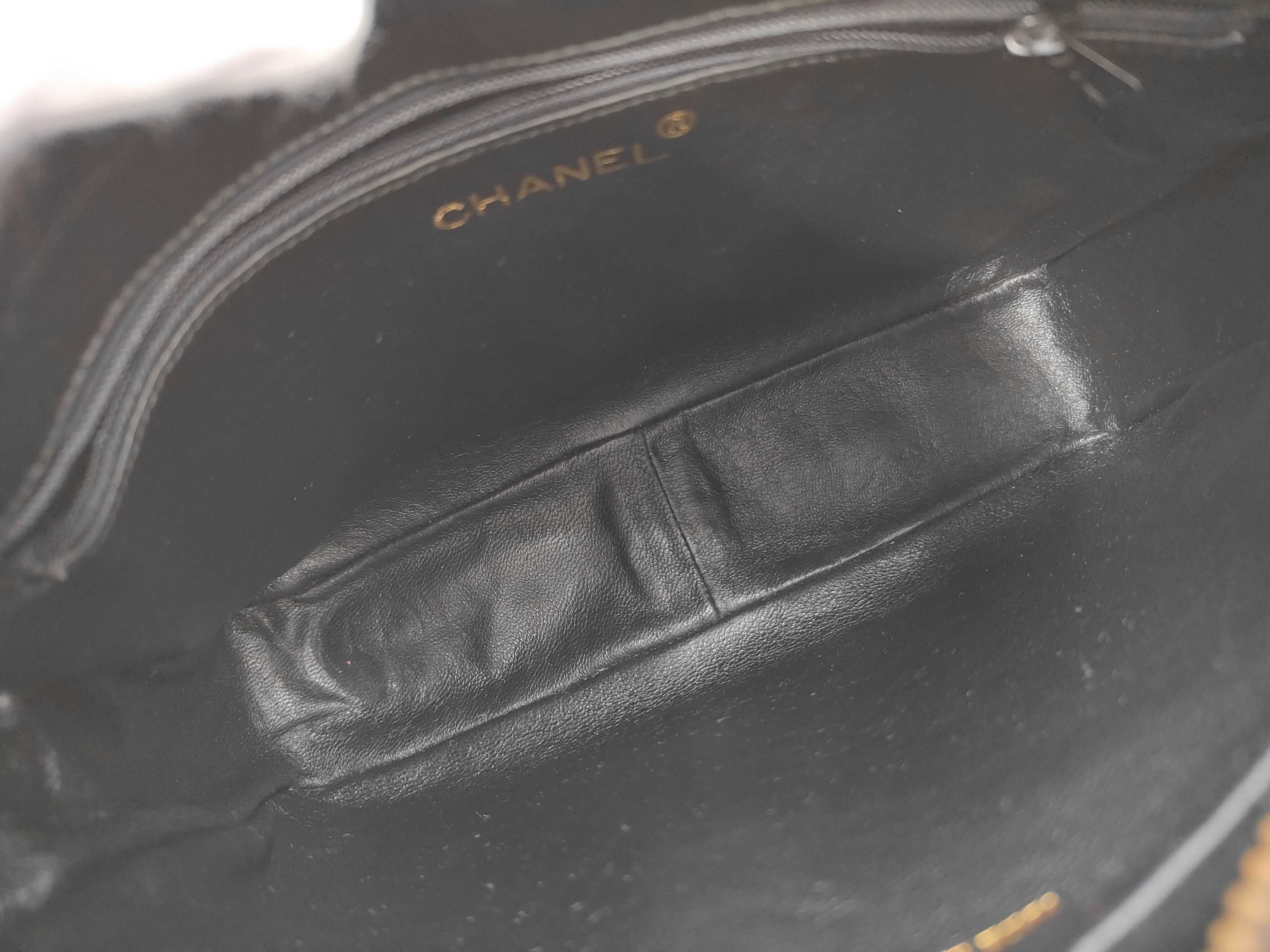 Lambskin Coco Mark Fringe Chain Shoulder Bag — view 12