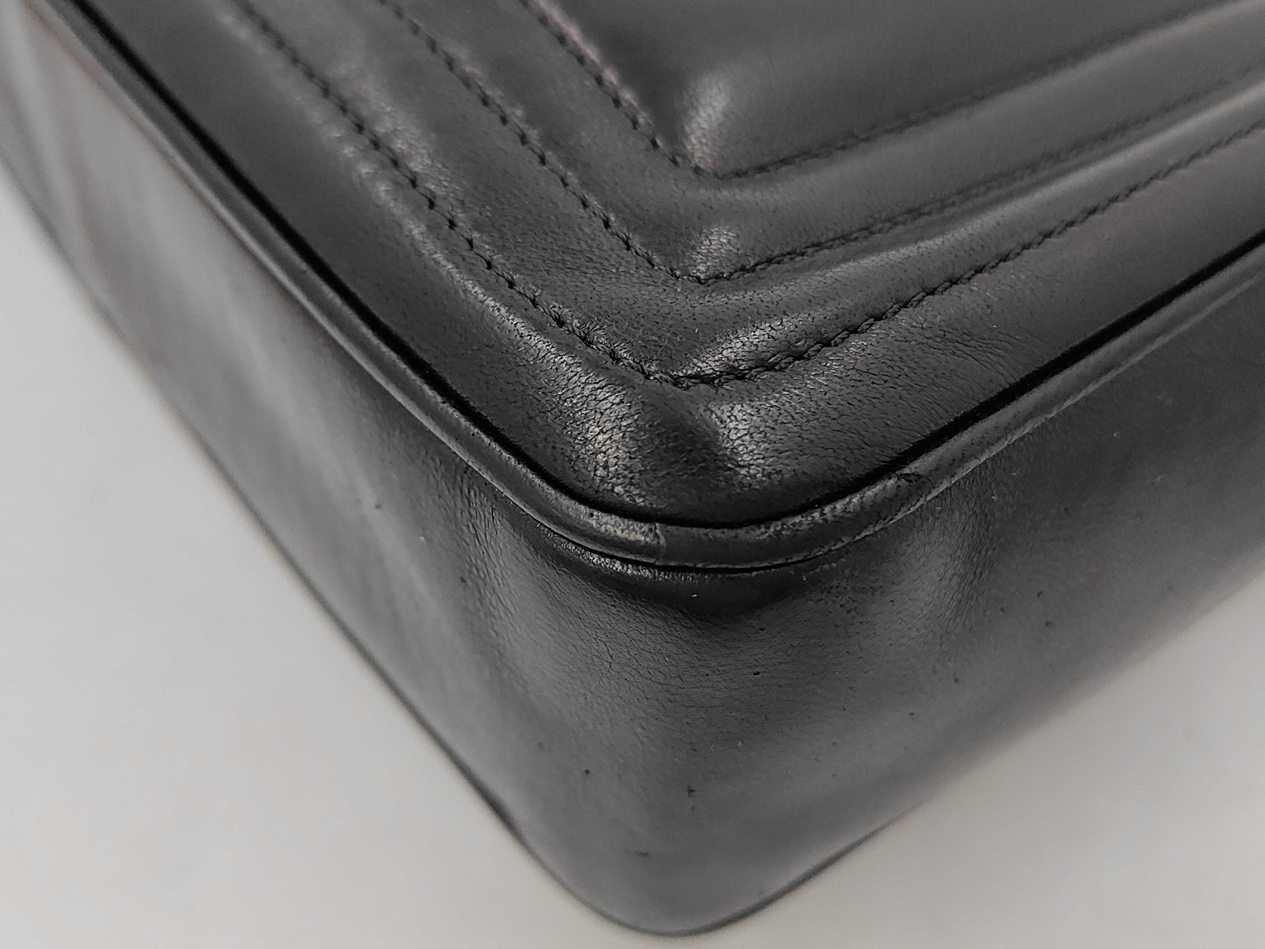 Lambskin Coco Mark Fringe Chain Shoulder Bag — view 4