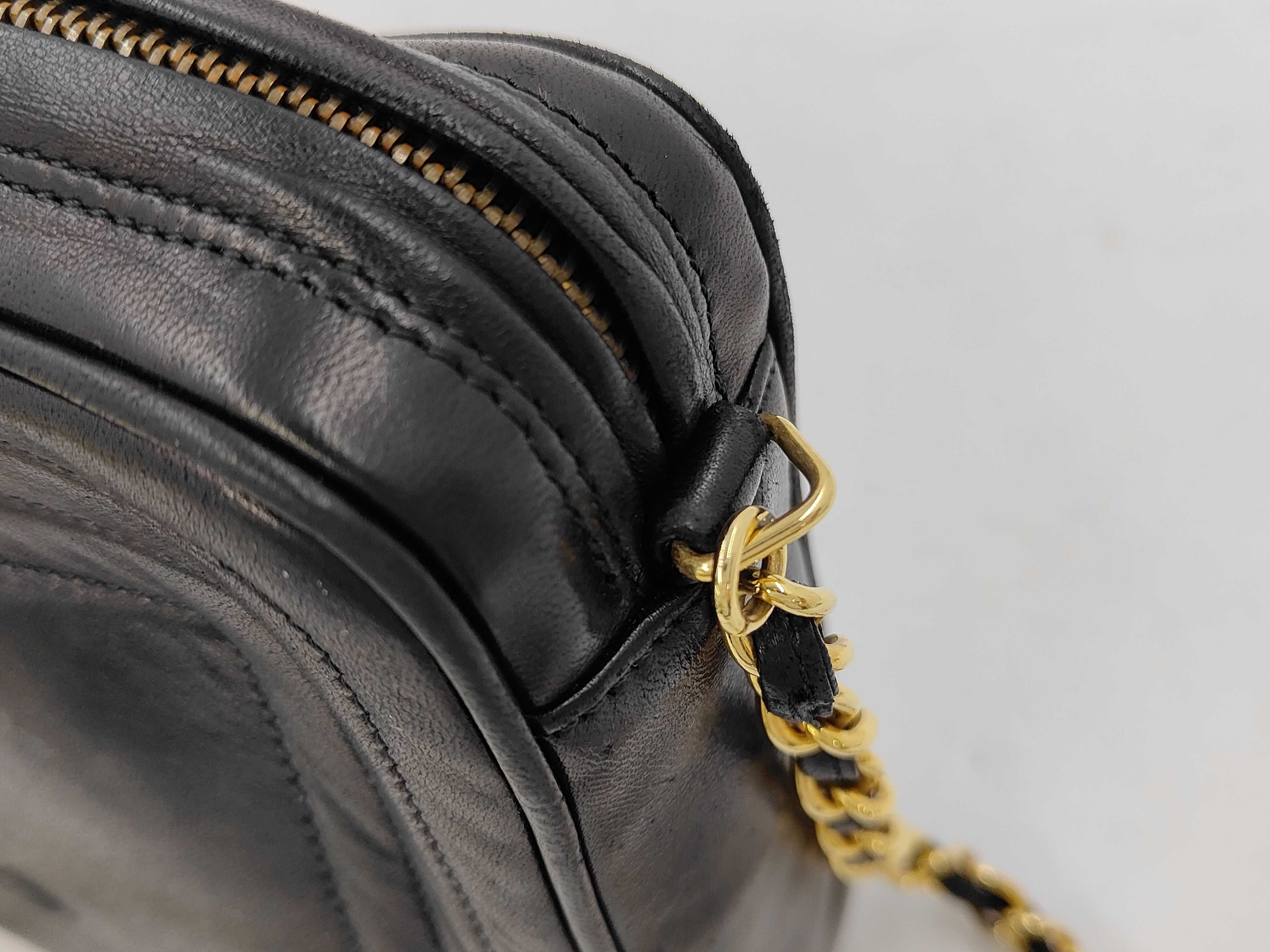 Lambskin Coco Mark Fringe Chain Shoulder Bag — view 8