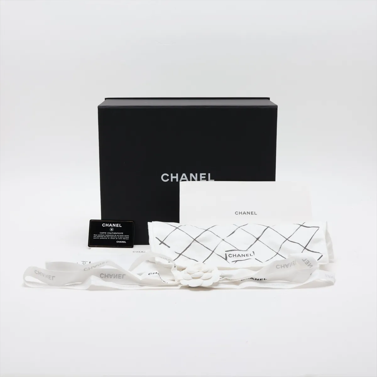 [Individually packaged] Chanel Matelassé 23 Small Caviar Skin Double Flap Double Chain Bag, Black with Gold Hardware, 25983459, Serial Number , A01113 — view 11