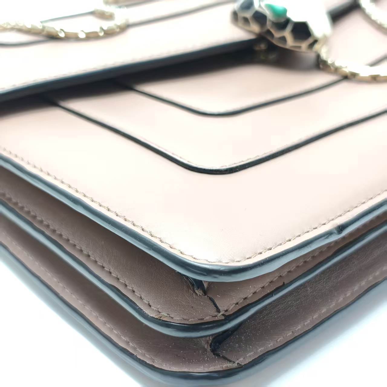【*Shipped from: China*】BVLGARI Bulgari Serpenti Forever Leather Shoulder Bag — view 6