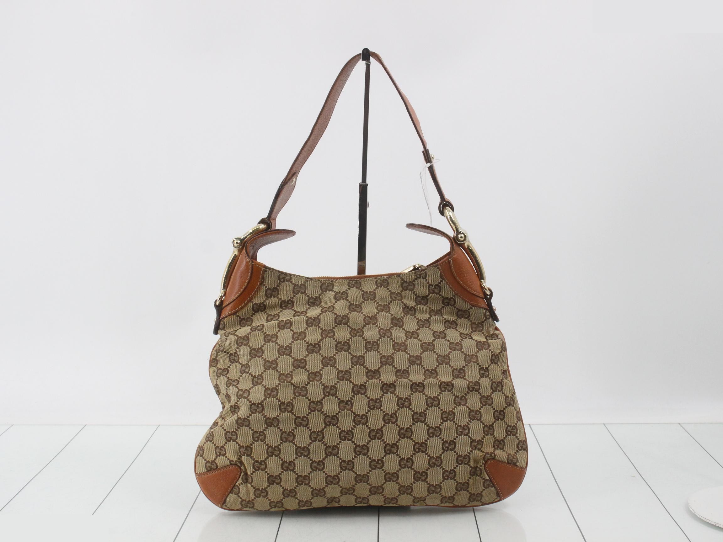 GG Canvas Horsebit Shoulder Bag — view 2