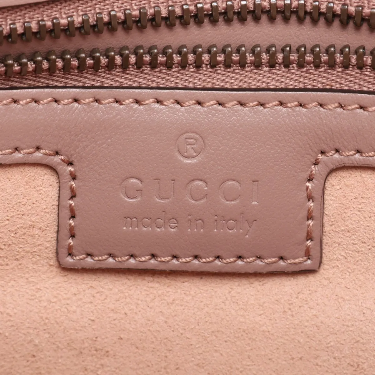 GG Marmont Leather Chain Shoulder Bag, Beige, 443497 — view 9