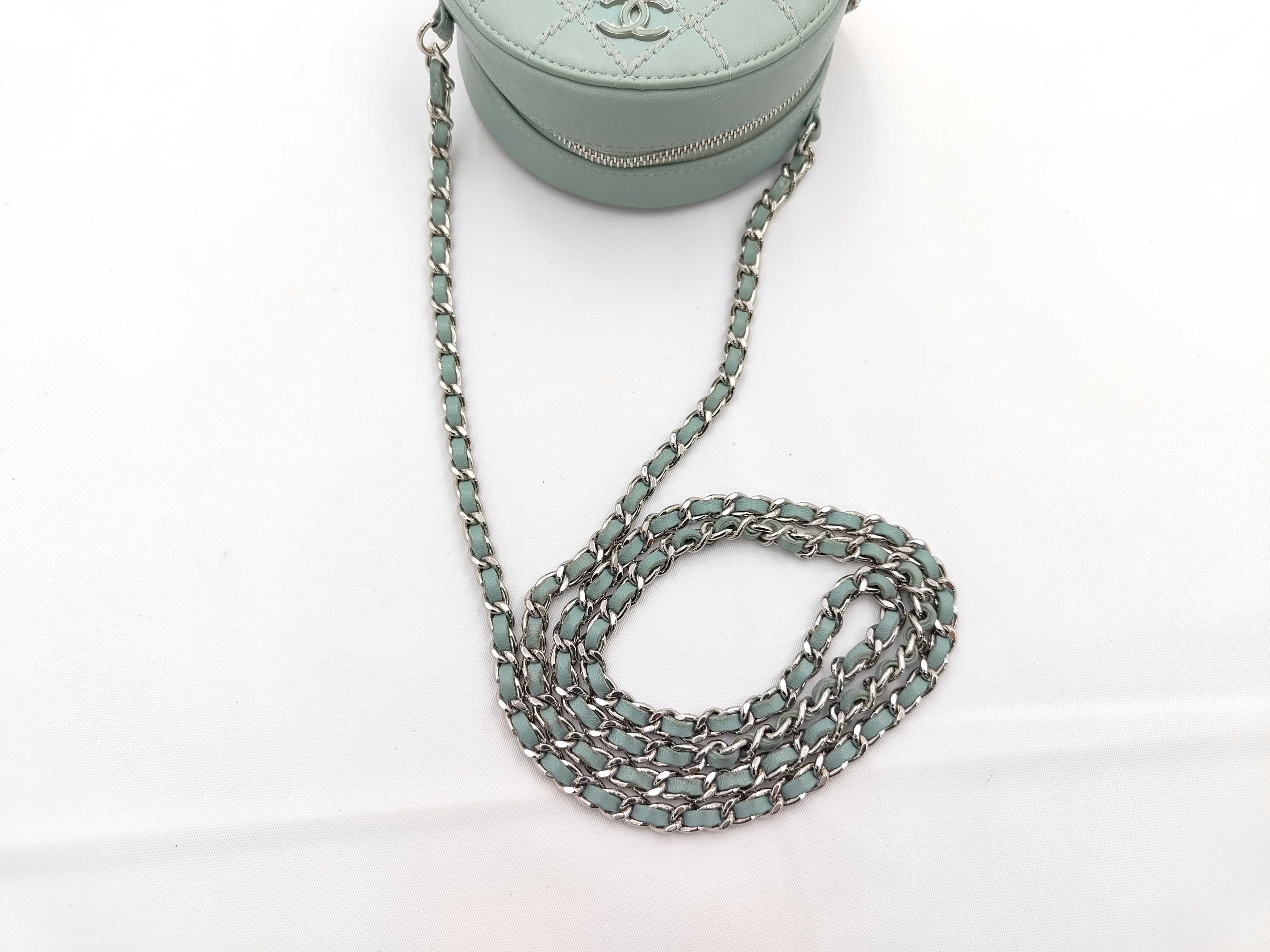 Mint Green Round Mini Bag Shoulder Bag — view 3