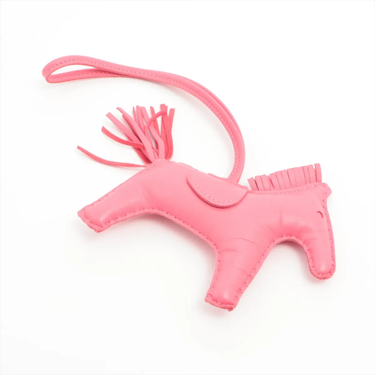 Rodeo Charm MM Y stamp: 2020 Charm Anyomiro Pink Thread Fuzzing Pressure marks — view 2