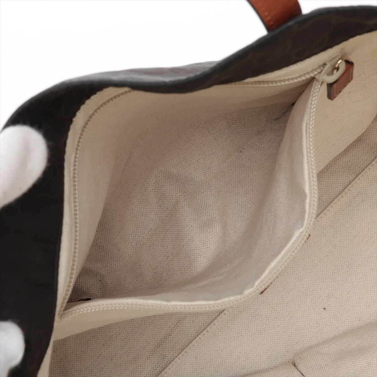 GG Nylon 282439 Nylon x Leather Tote Bag Brown — view 8