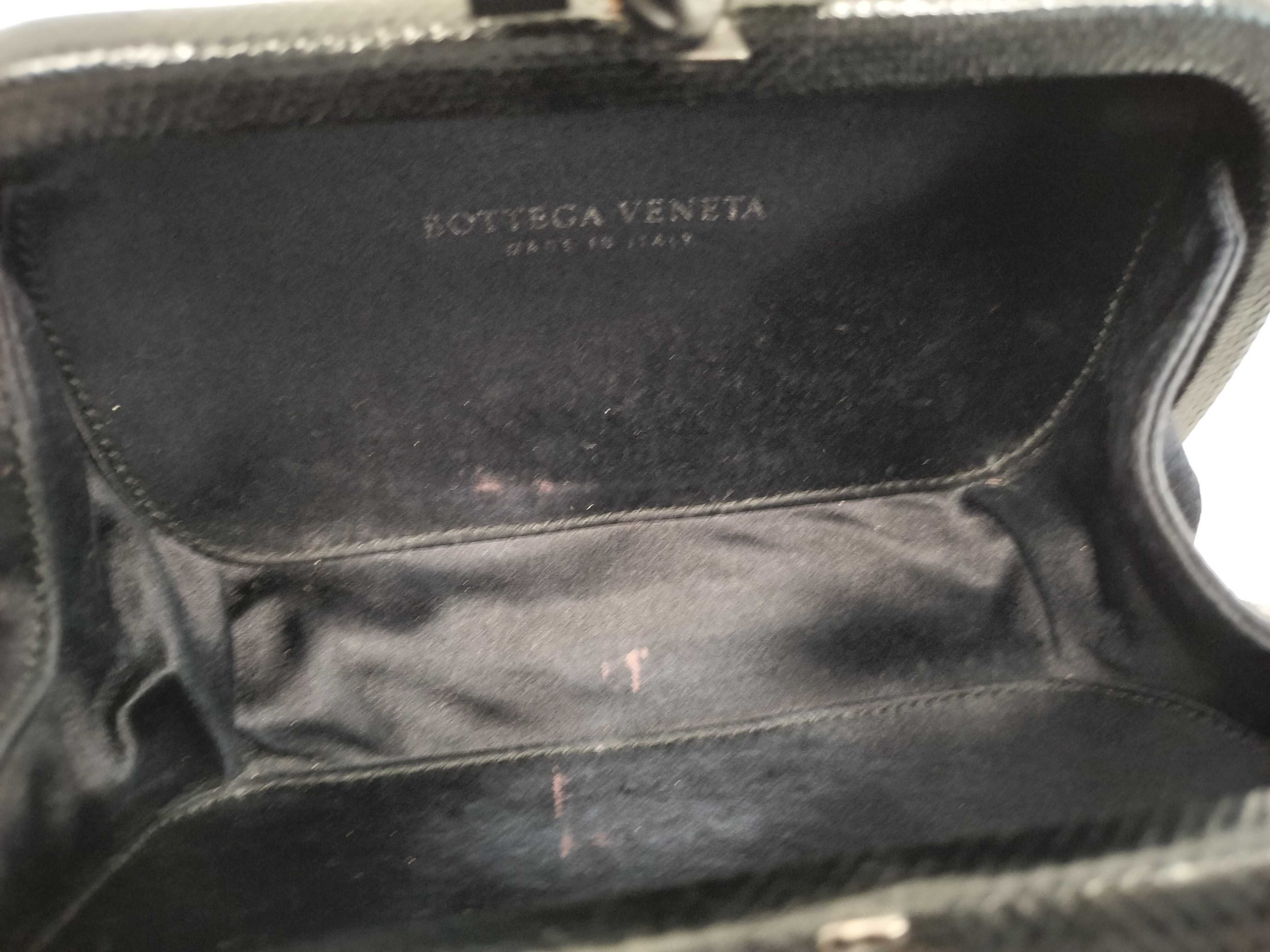 Intrecciato PH - Intrecciato Knot Satin Clutch Bag Black Leather Clutch Bag — view 8