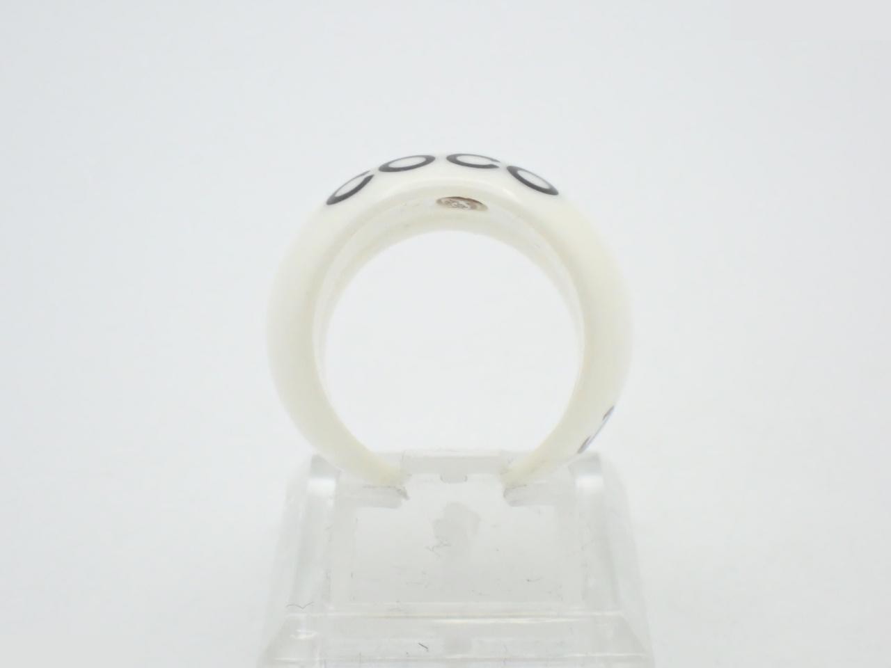Coco Mark Triple Logo Plastic Ring 01P #13 — view 3