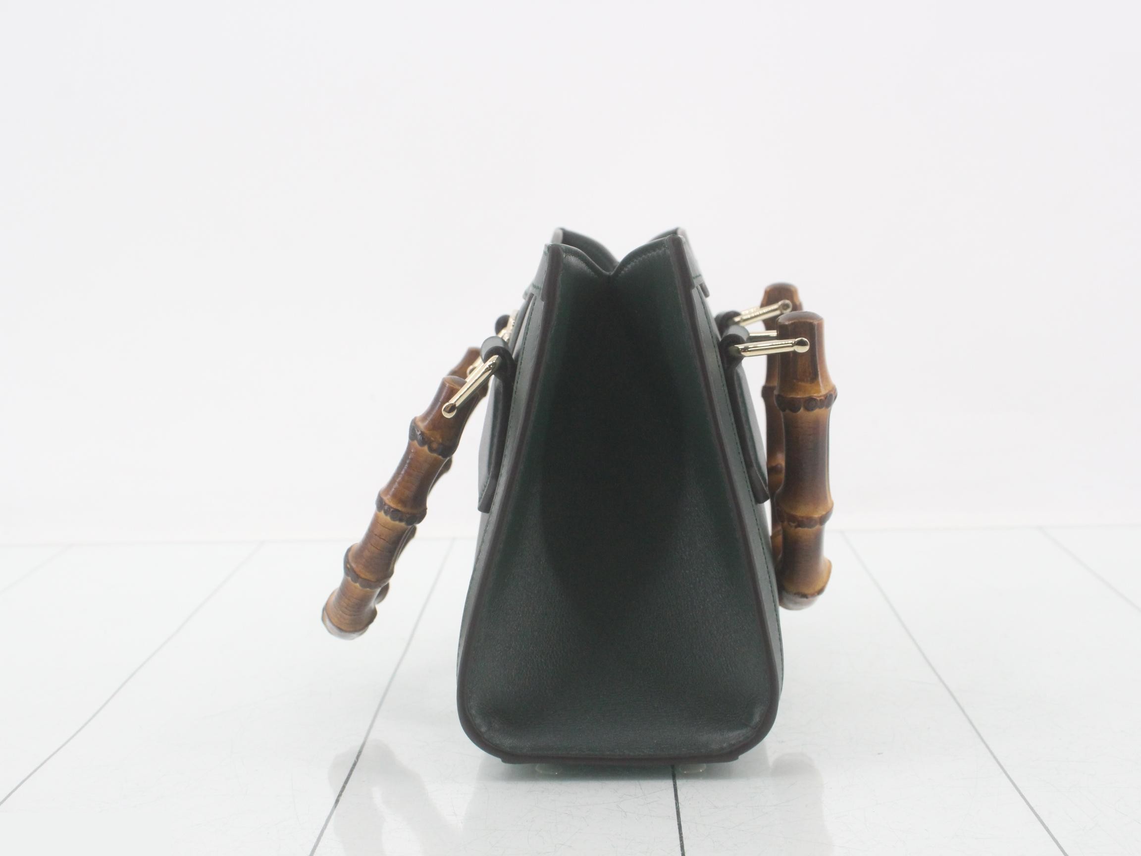 Diana Small Tote Bag, Green — view 3
