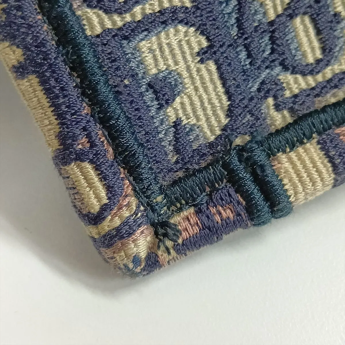 Oblique Book Tote Medium Canvas Tote Bag Navy — view 13
