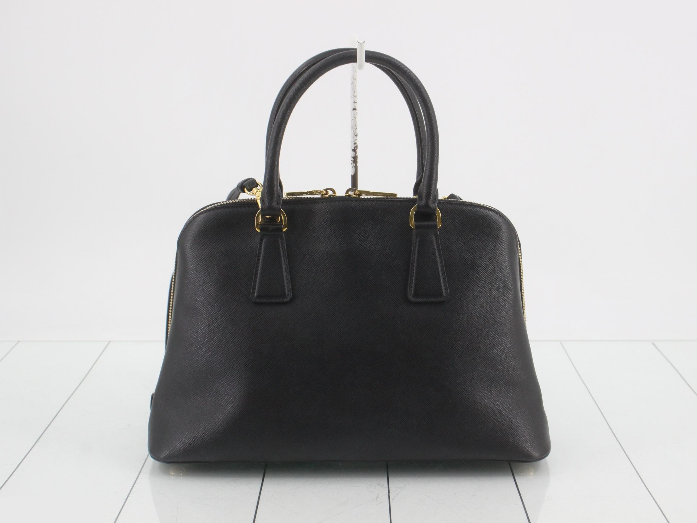 2-way bag, Saffiano leather, black — view 2