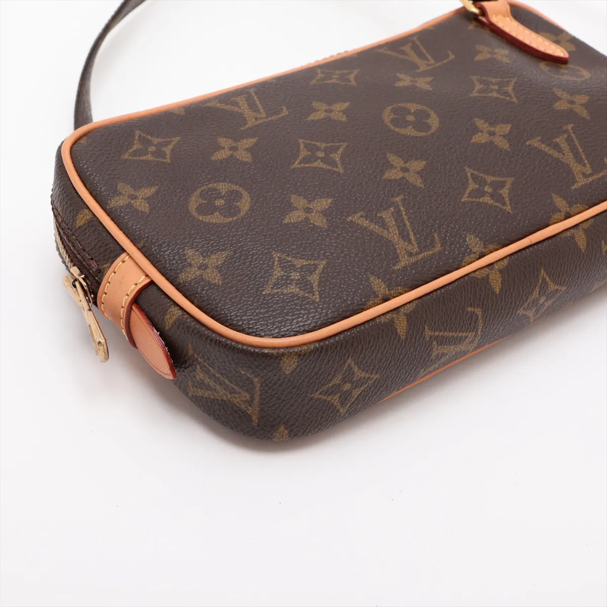 Monogram Pochette Marly Bandoulière M51828 882TH Brown Natural Leather (Various parts repaired by aftermarket parts) — view 4