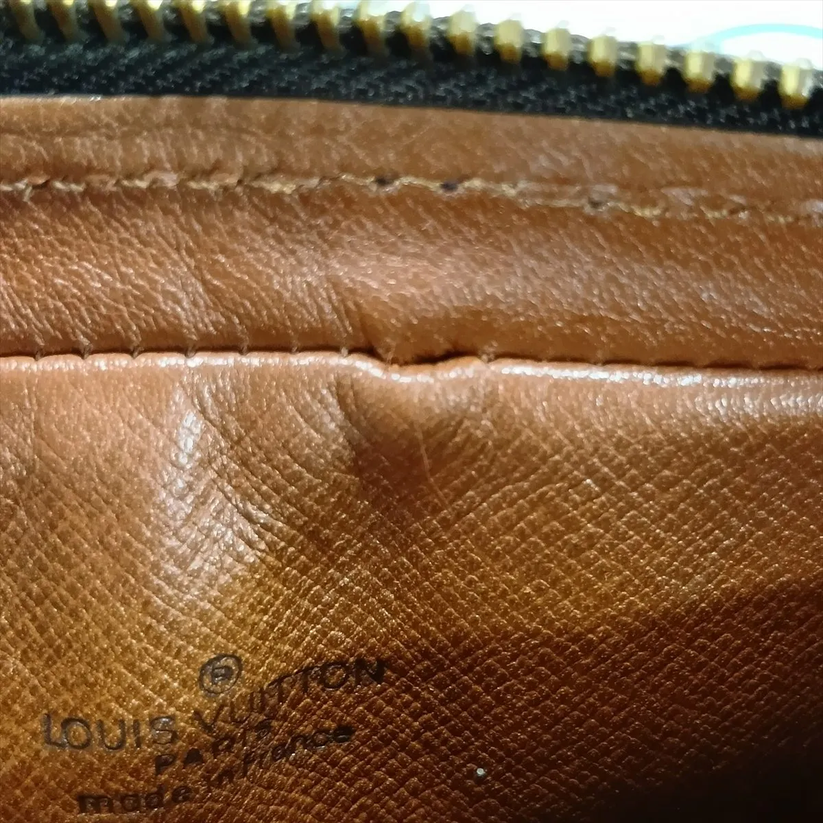 Monogram Pochette Marly Bandoulière M51828 882TH Brown Natural Leather (Various parts repaired by aftermarket parts) — view 9