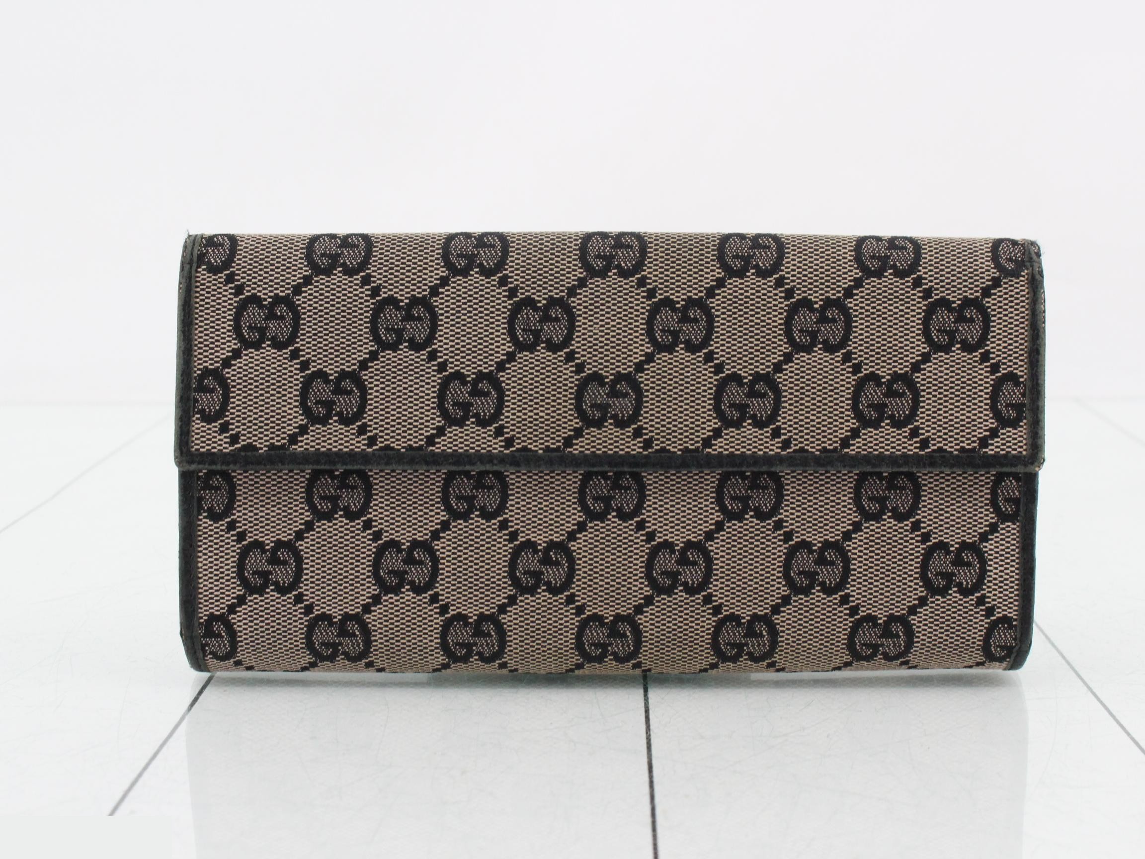 GG Canvas Bamboo Long Wallet — view 2