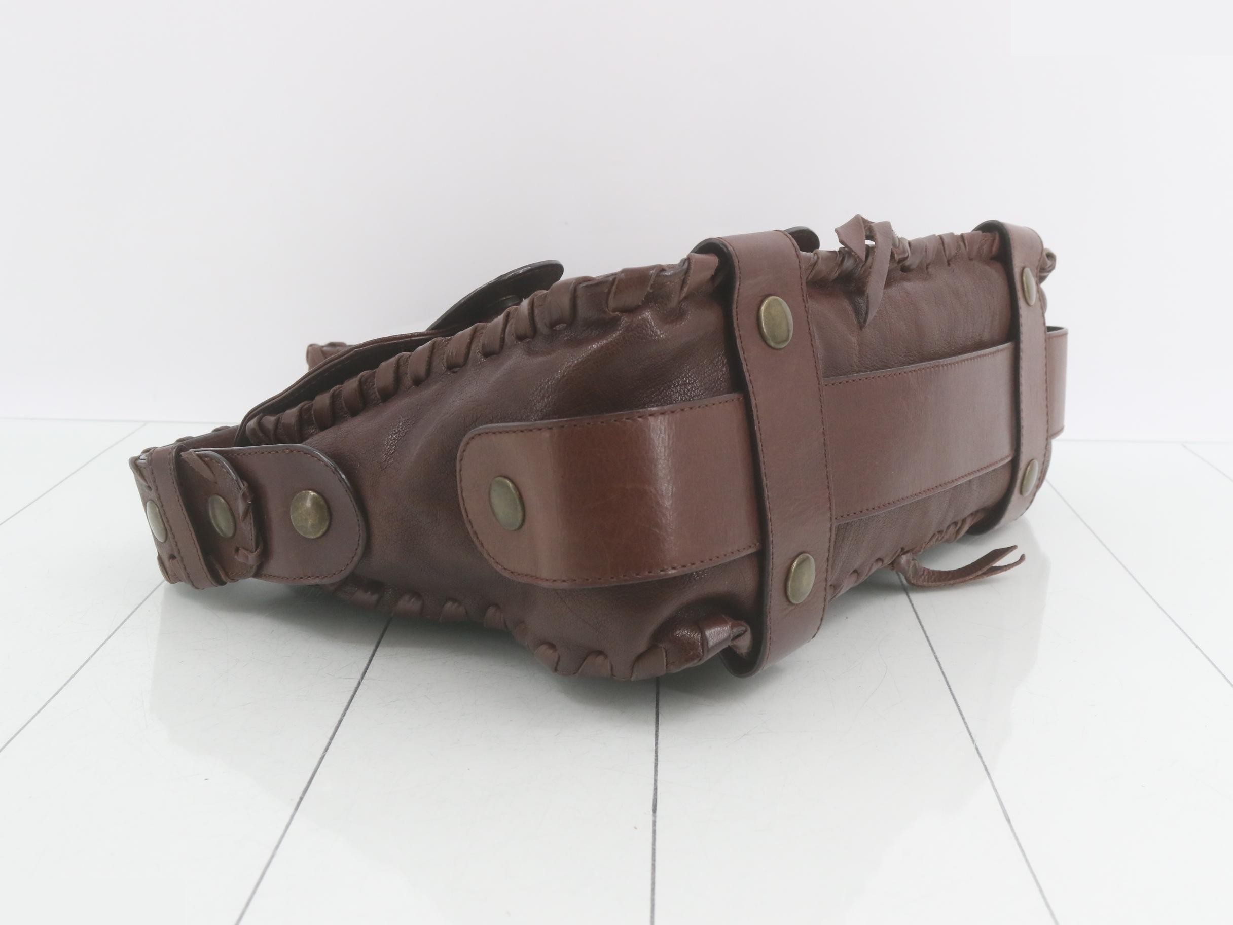 Silverado Leather Semi-Shoulder Bag — view 5