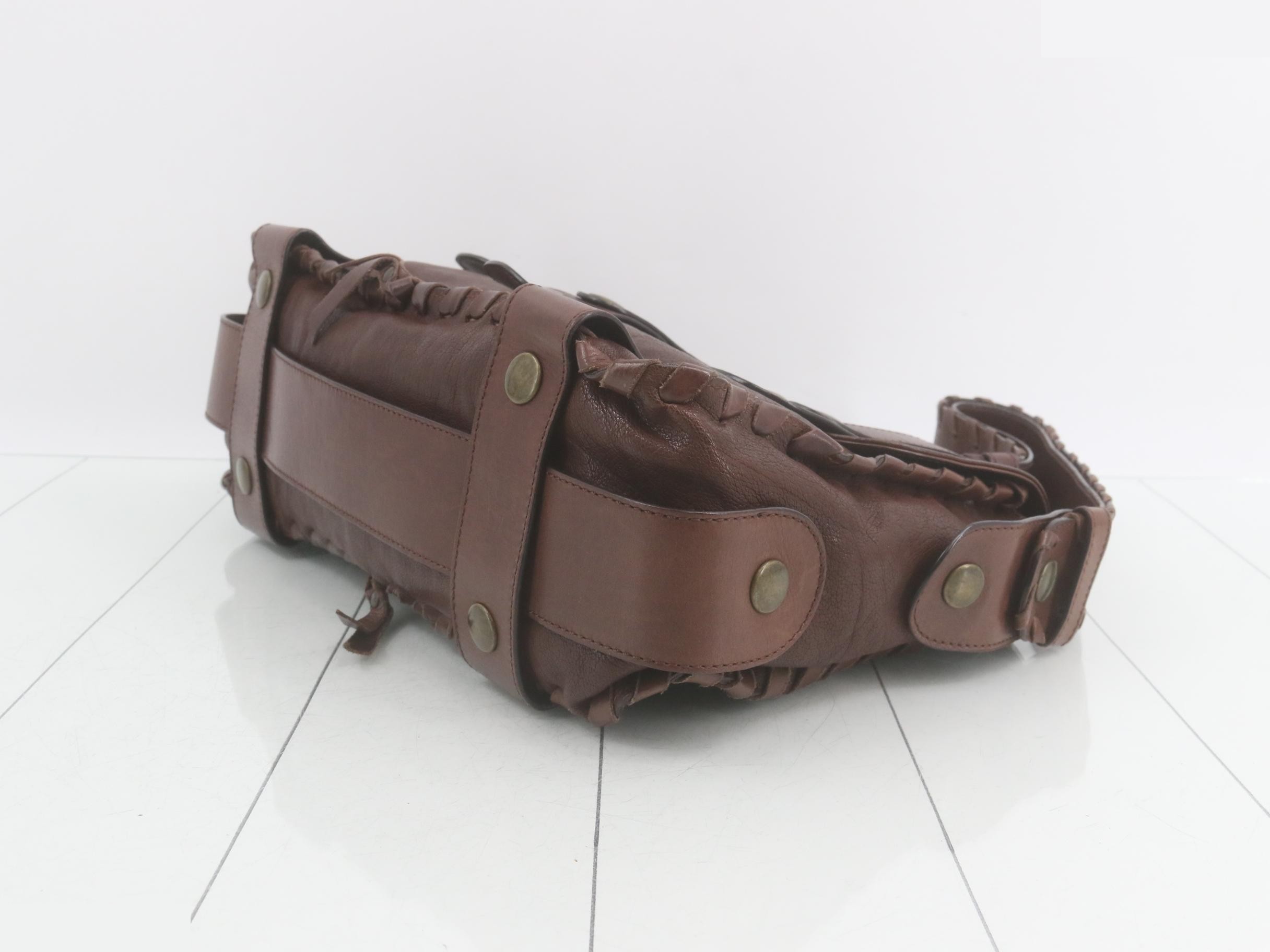 Silverado Leather Semi-Shoulder Bag — view 6