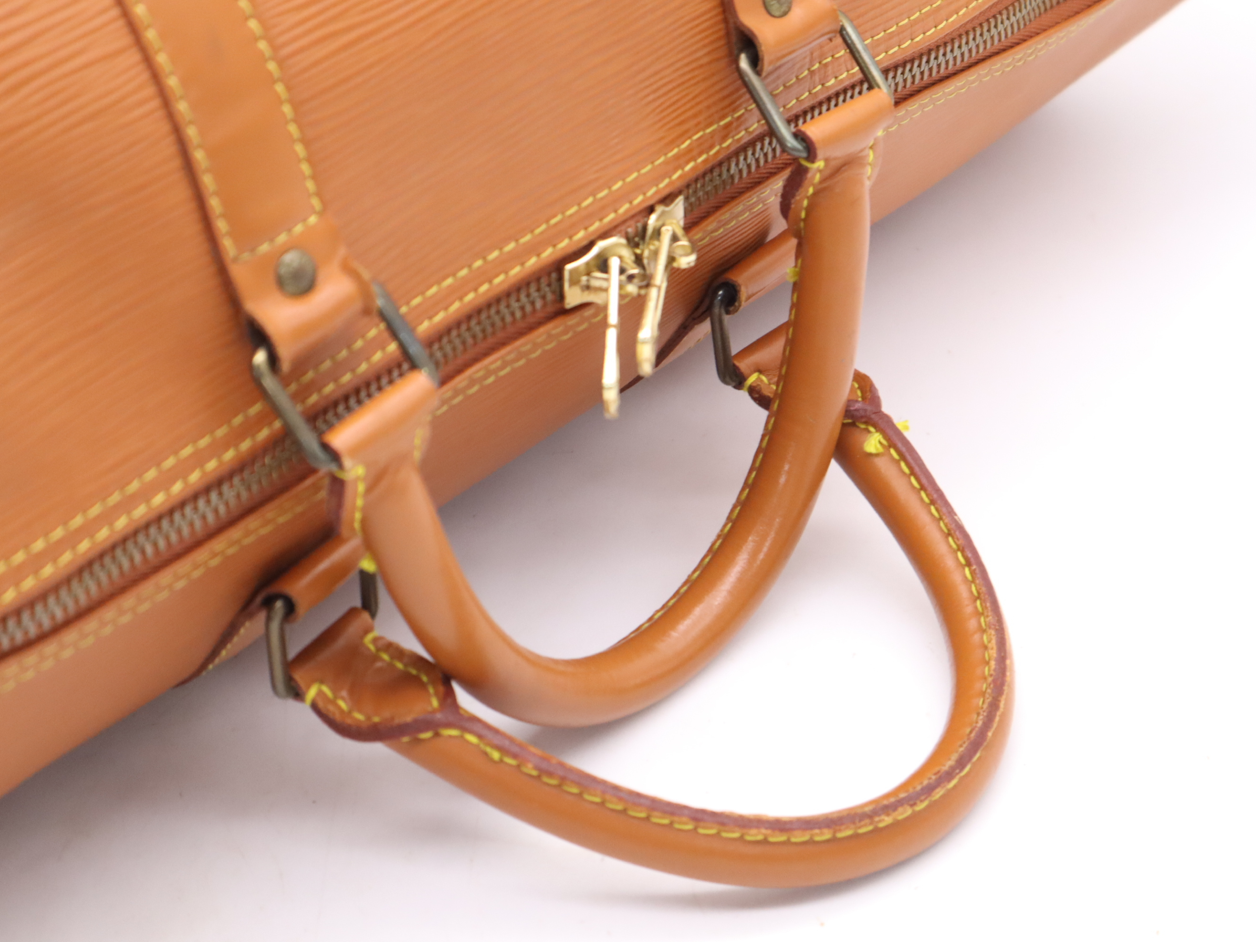 M42958 Epi Keepall 55 Zipangu Gold Boston Bag — view 6