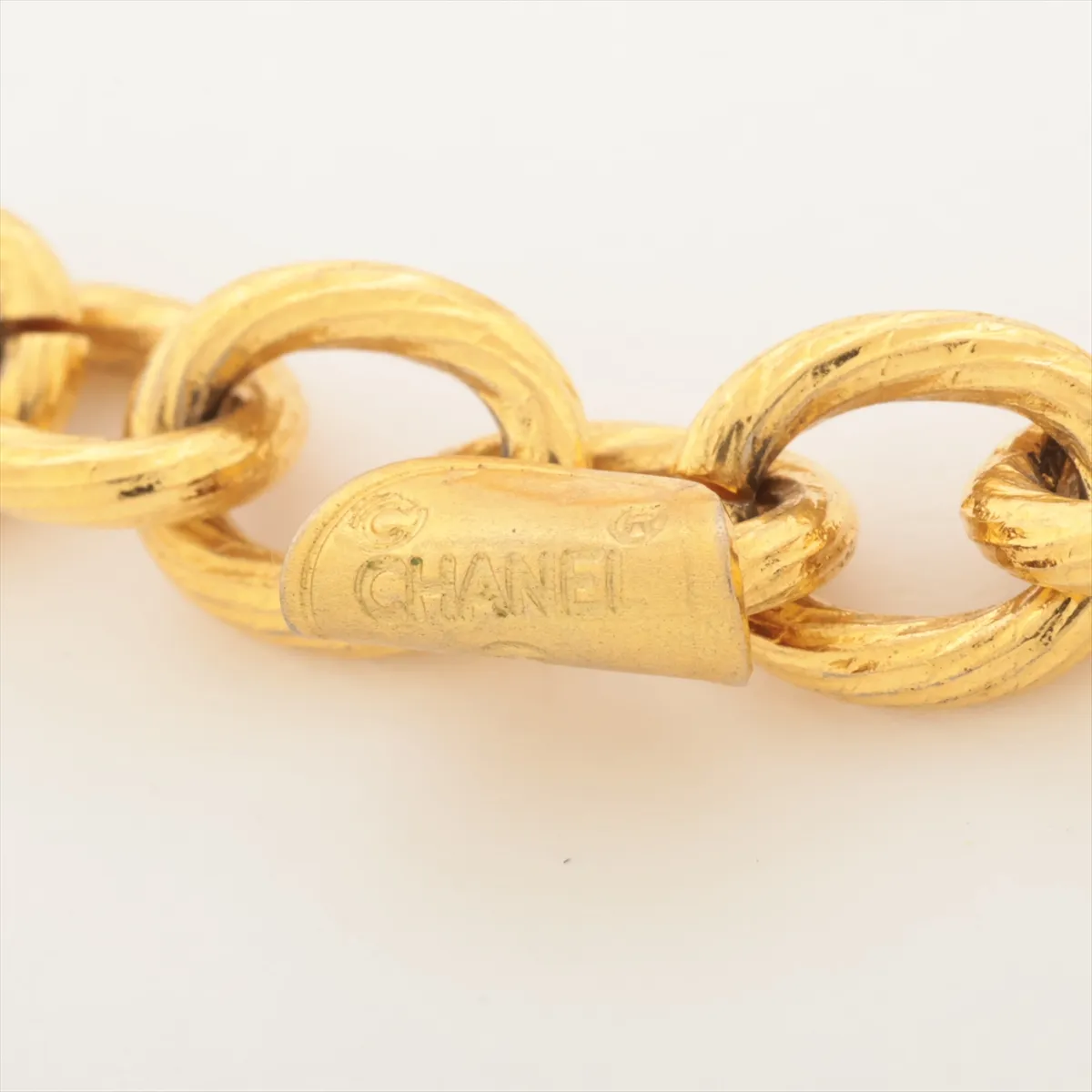 Coco Mark Choker, GP Gold, with dents, — view 4