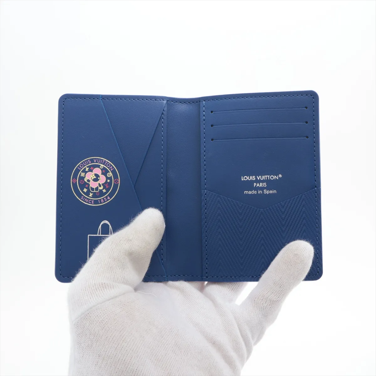 Organizer de Poche - Orange x Blue Card Case LV Packaging M29276 RFID detected Stamp present — view 3