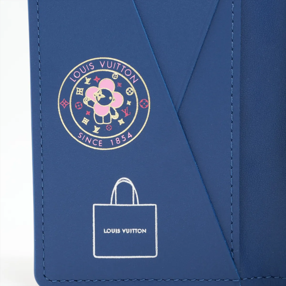 Organizer de Poche - Orange x Blue Card Case LV Packaging M29276 RFID detected Stamp present — view 6