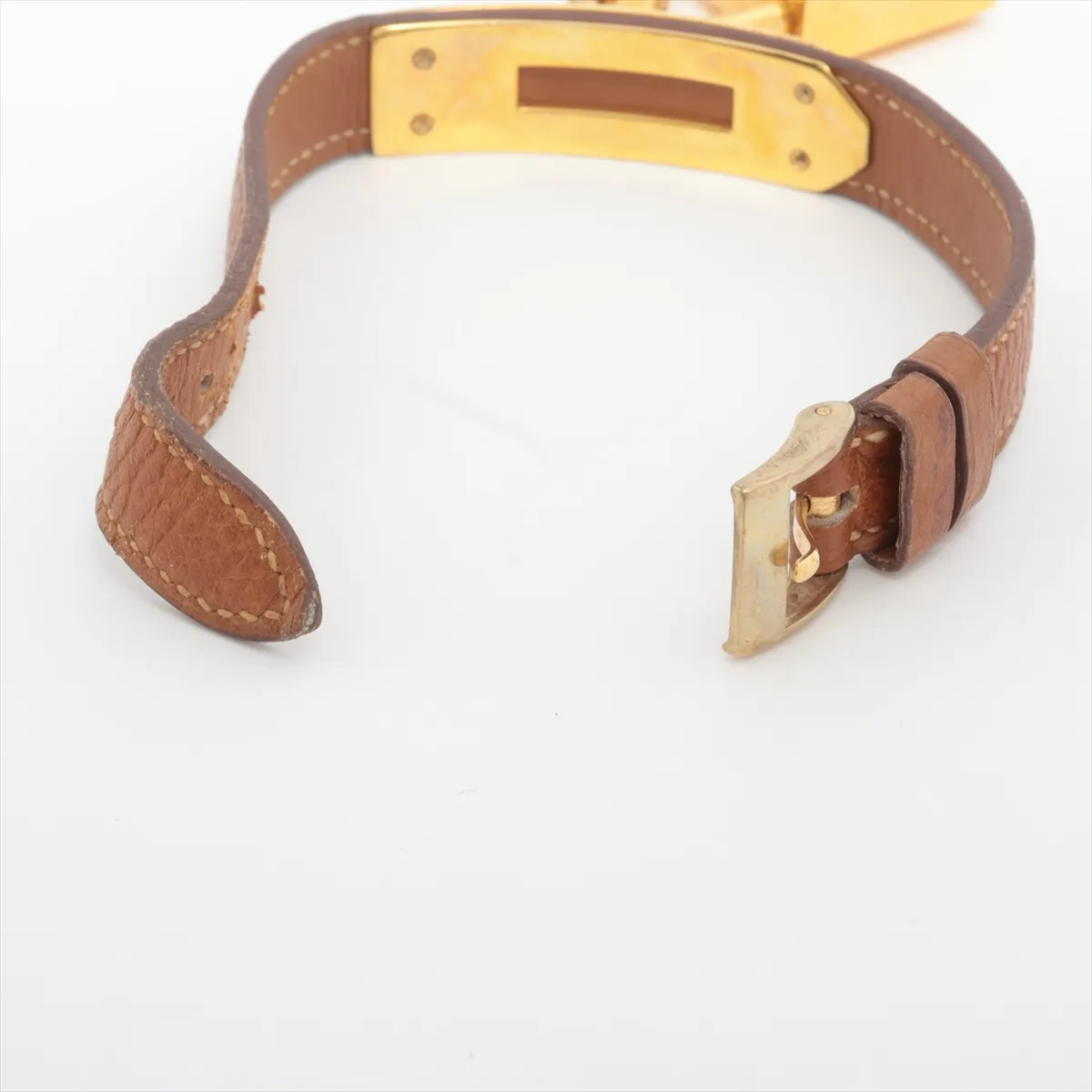 ANNEE ARBRE 1998 Sap Cadena Bracelet GP x Leather Gold — view 4