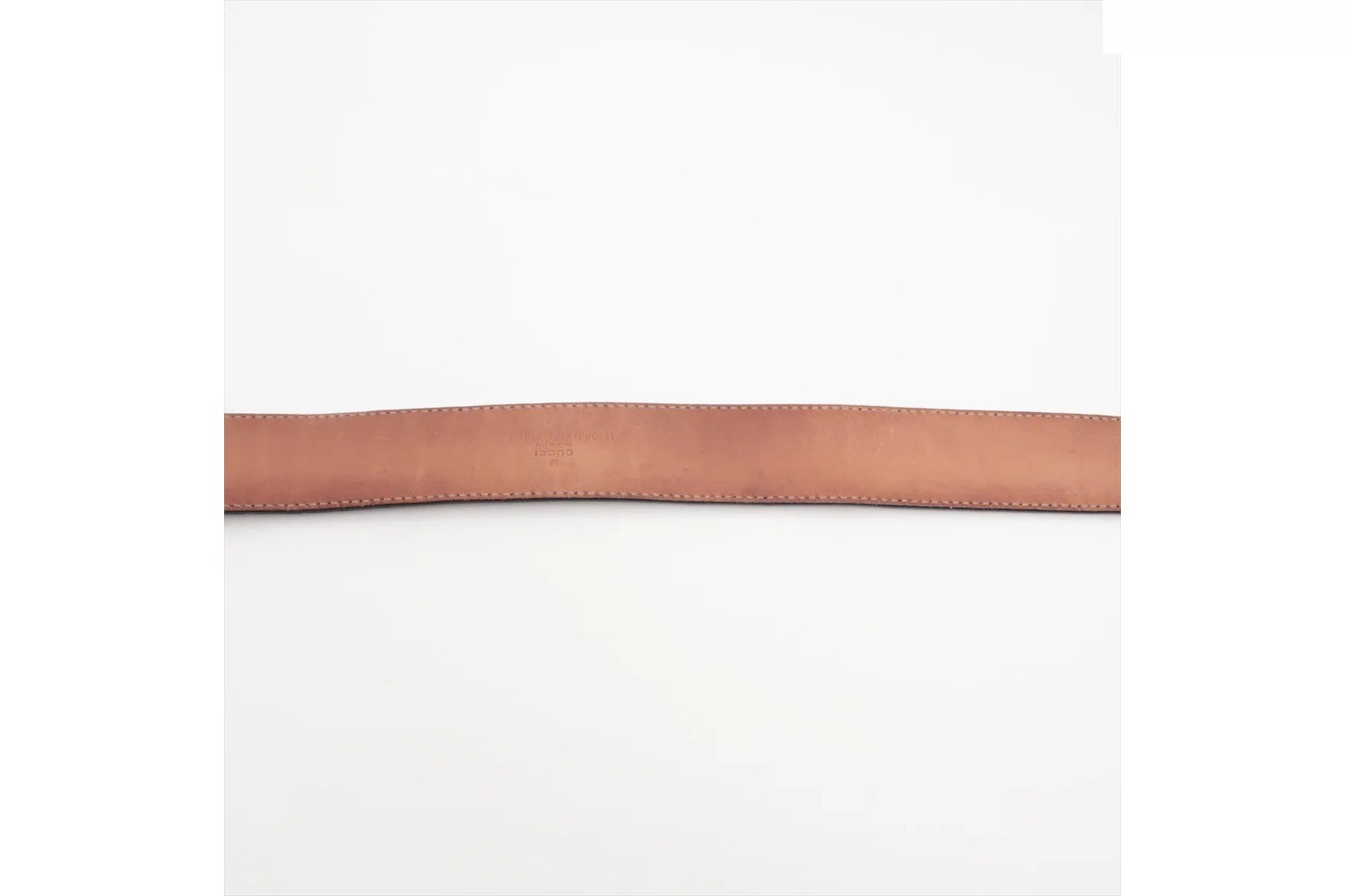 Guccissima GG buckle 114984 leather belt — view 4