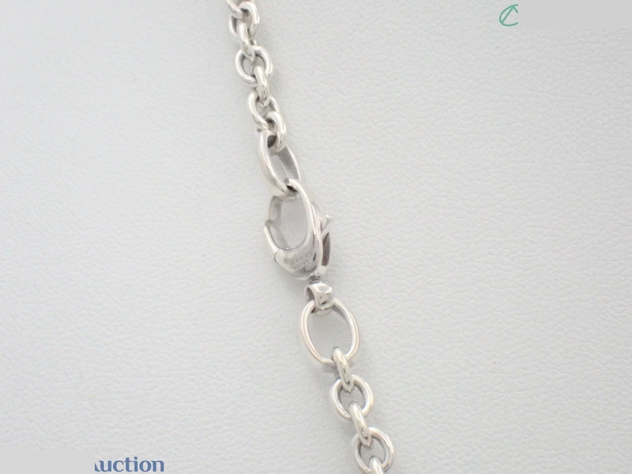 Silver necklace, 925 sterling silver, 28.2g, neck circumference approximately 46cm — view 2
