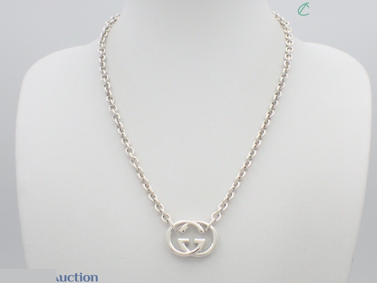 Silver necklace, 925 sterling silver, 28.2g, neck circumference approximately 46cm — view 3