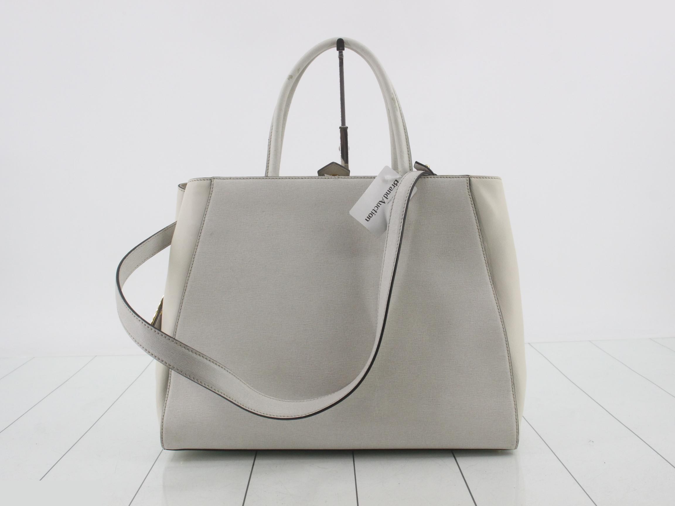 Leather Shopping Toujours Handbag with Shoulder Strap — view 2