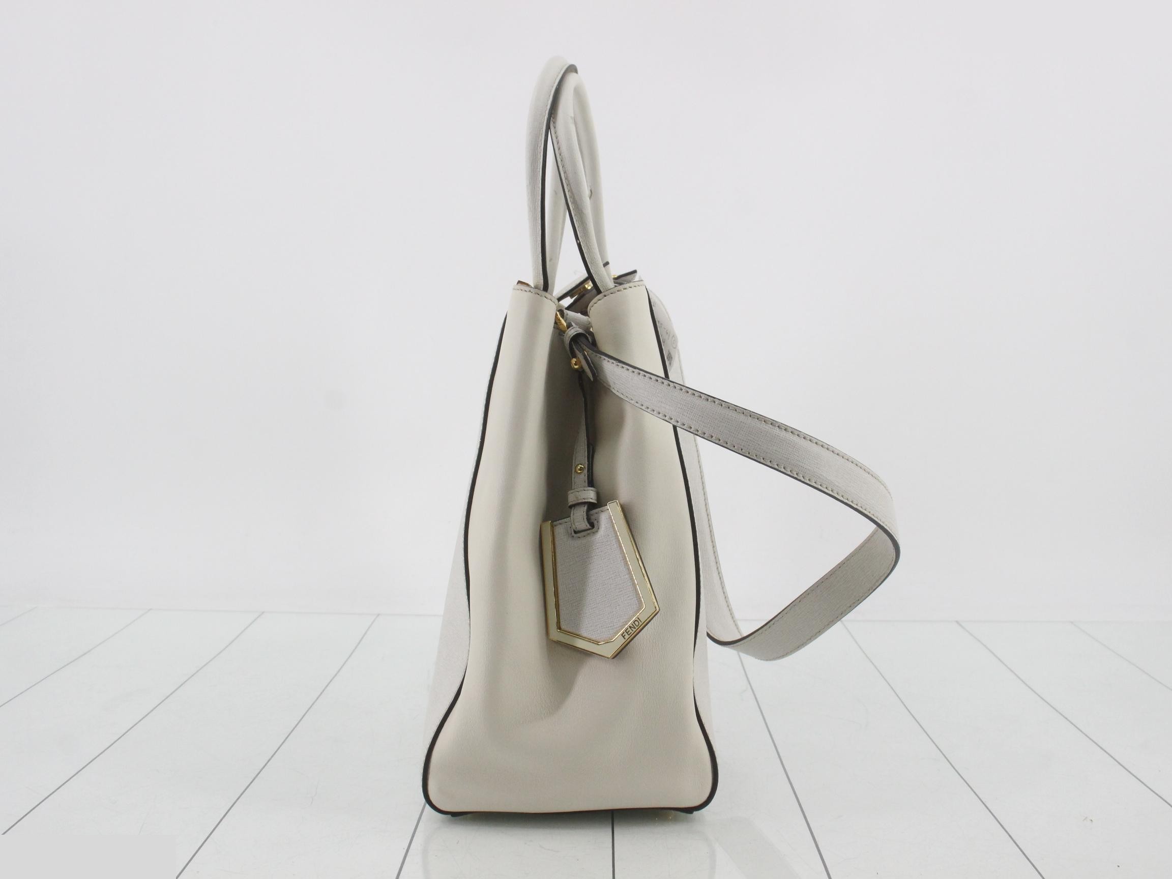 Leather Shopping Toujours Handbag with Shoulder Strap — view 3