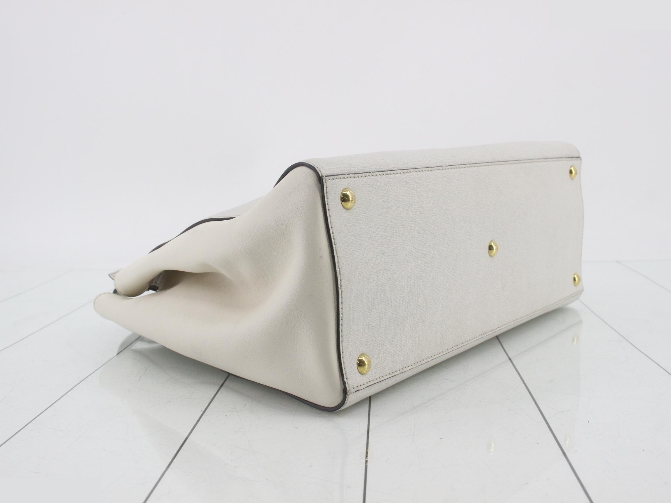Leather Shopping Toujours Handbag with Shoulder Strap — view 5